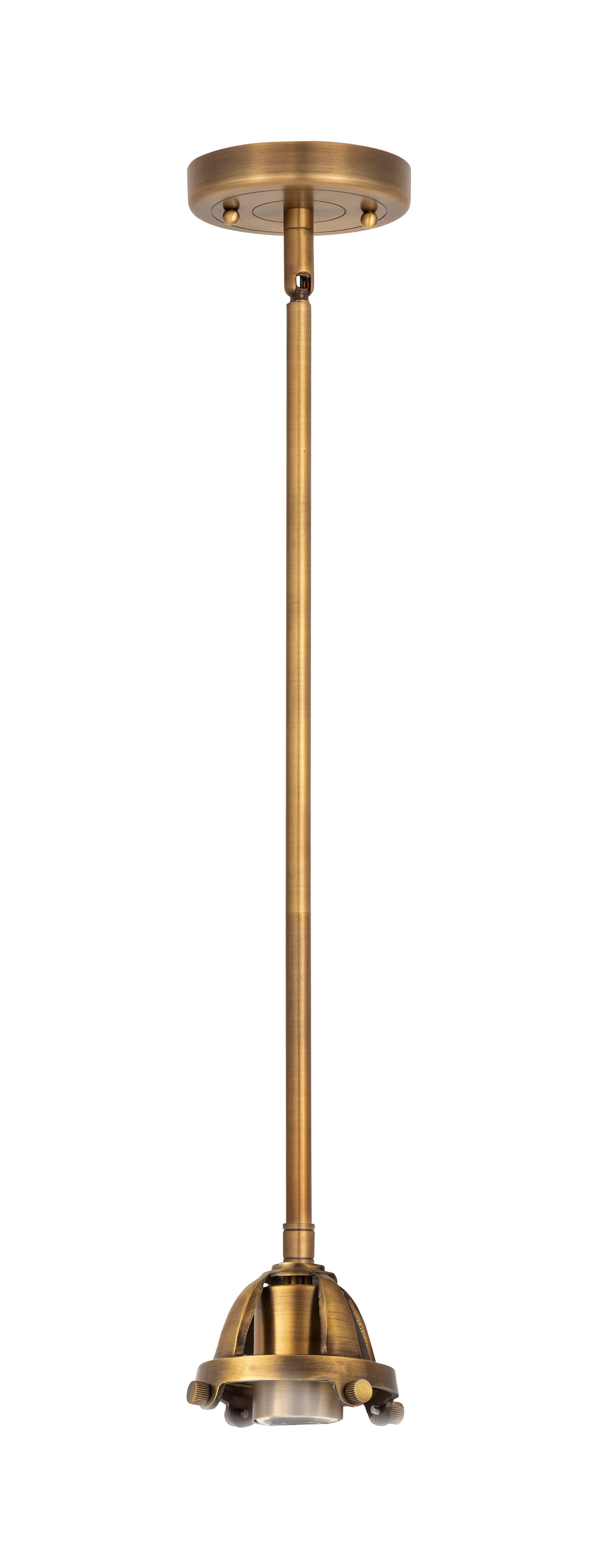 Nouveau 2 Mini Pendant Antique Copper Brass