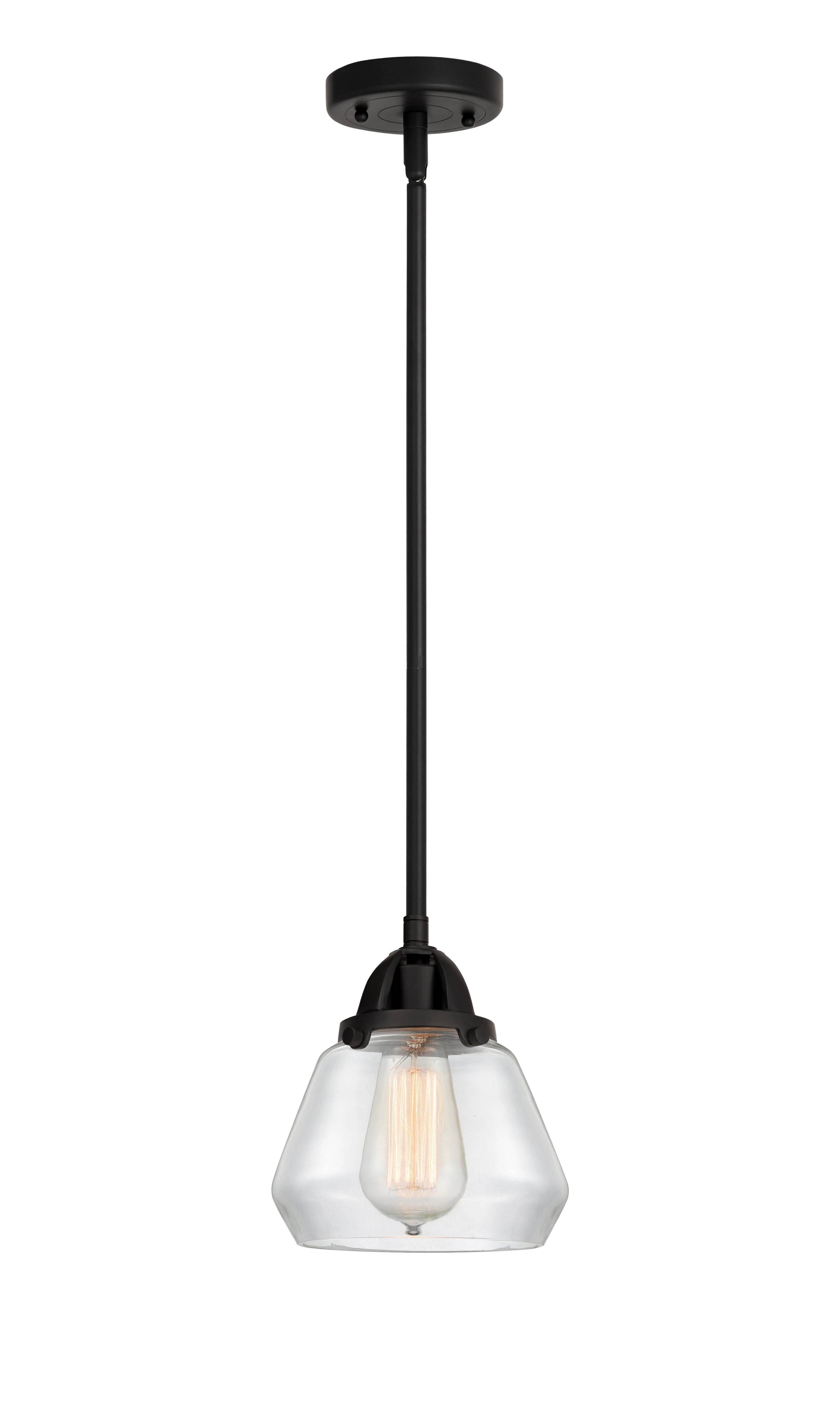 Nouveau 2 Mini Pendant Cast Brass Antique