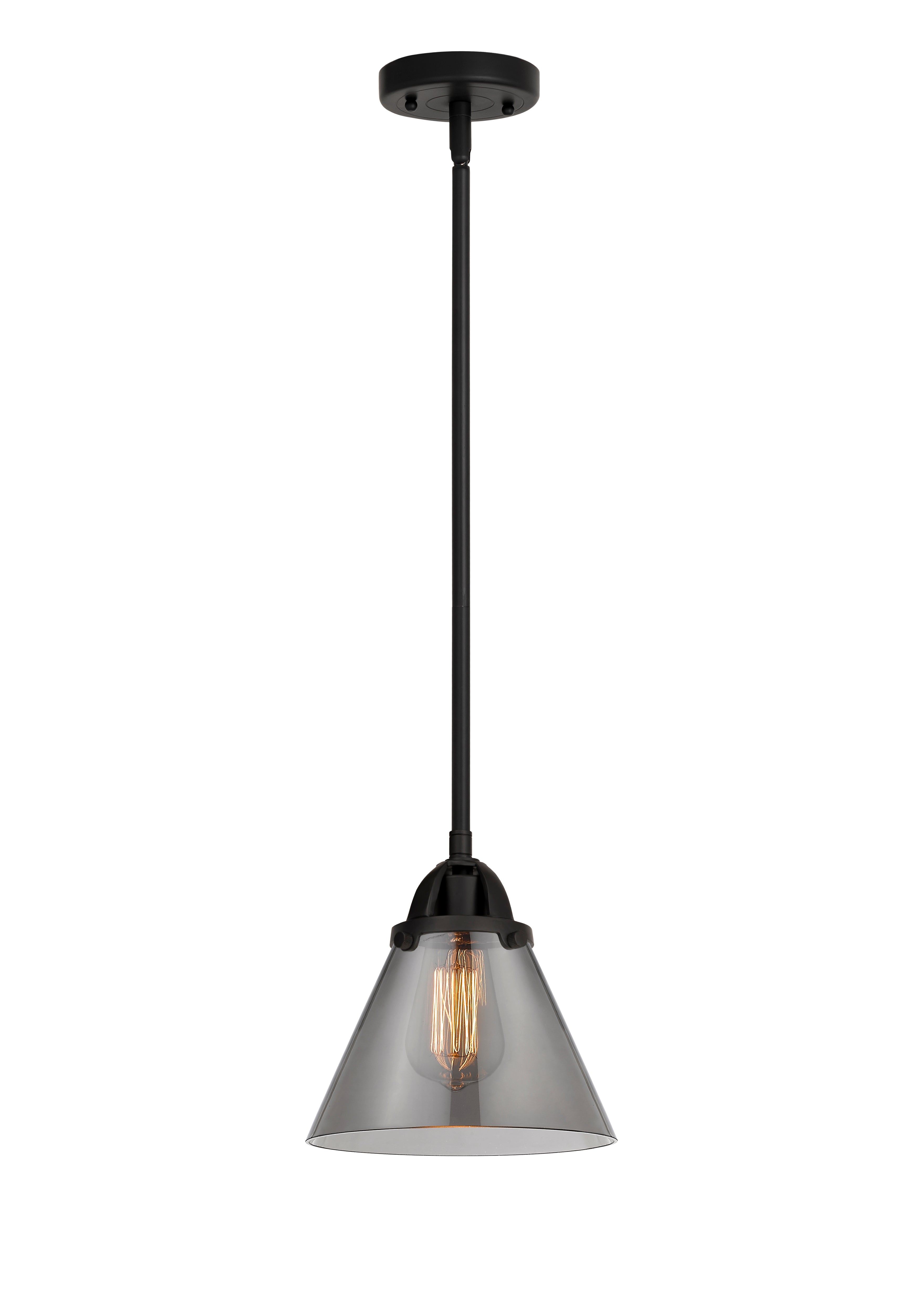 Nouveau 2 Mini Pendant Antique Copper Brass
