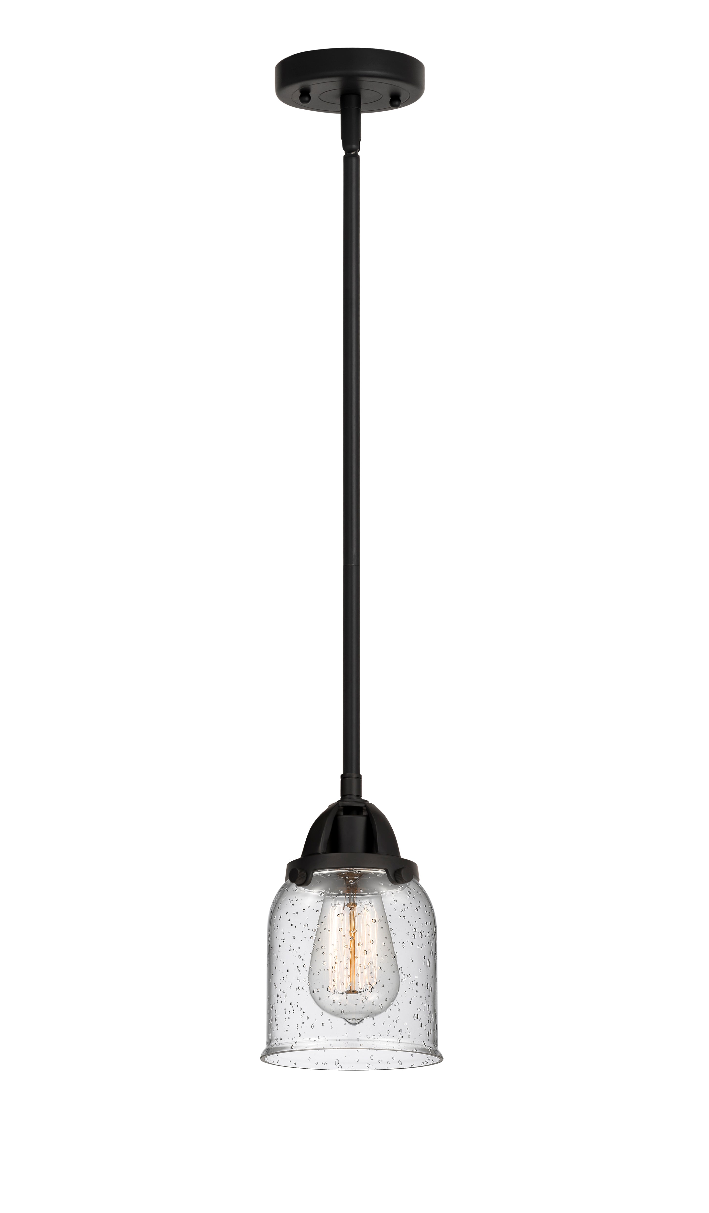 Nouveau 2 Mini Pendant Antique Copper Brass