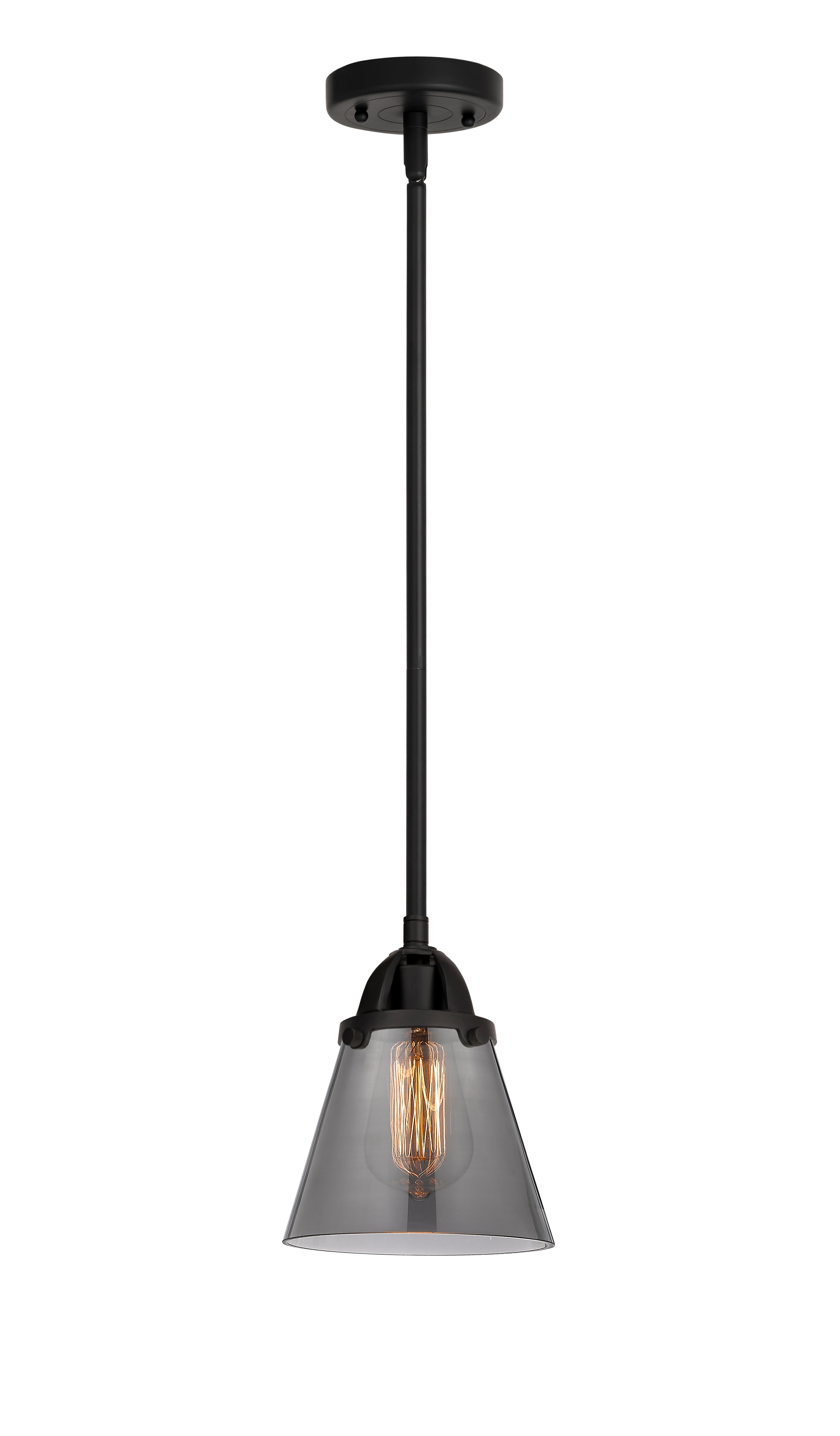 Nouveau 2 Mini Pendant Antique Copper Brass