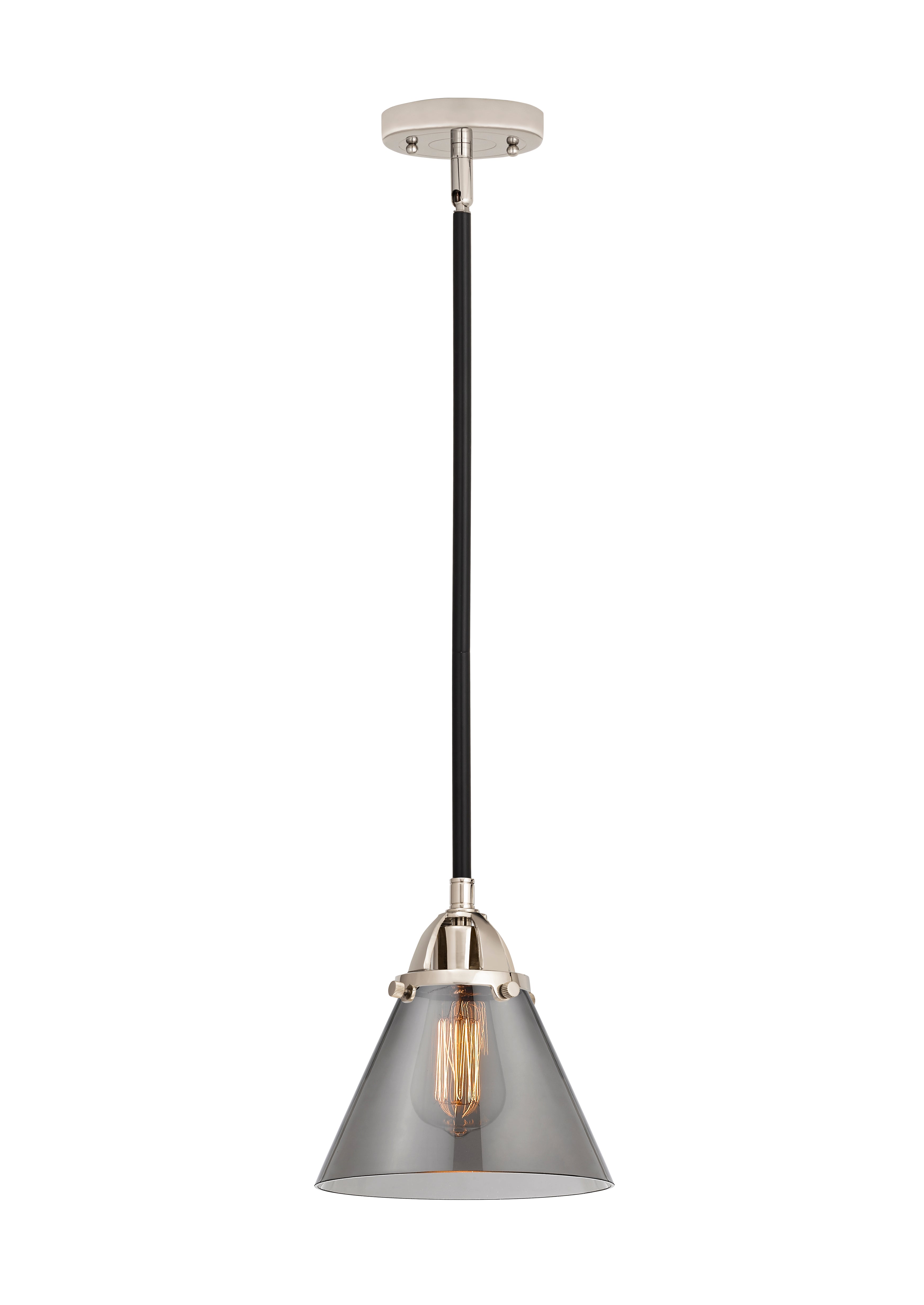 Nouveau 2 Mini Pendant Antique Copper Brass
