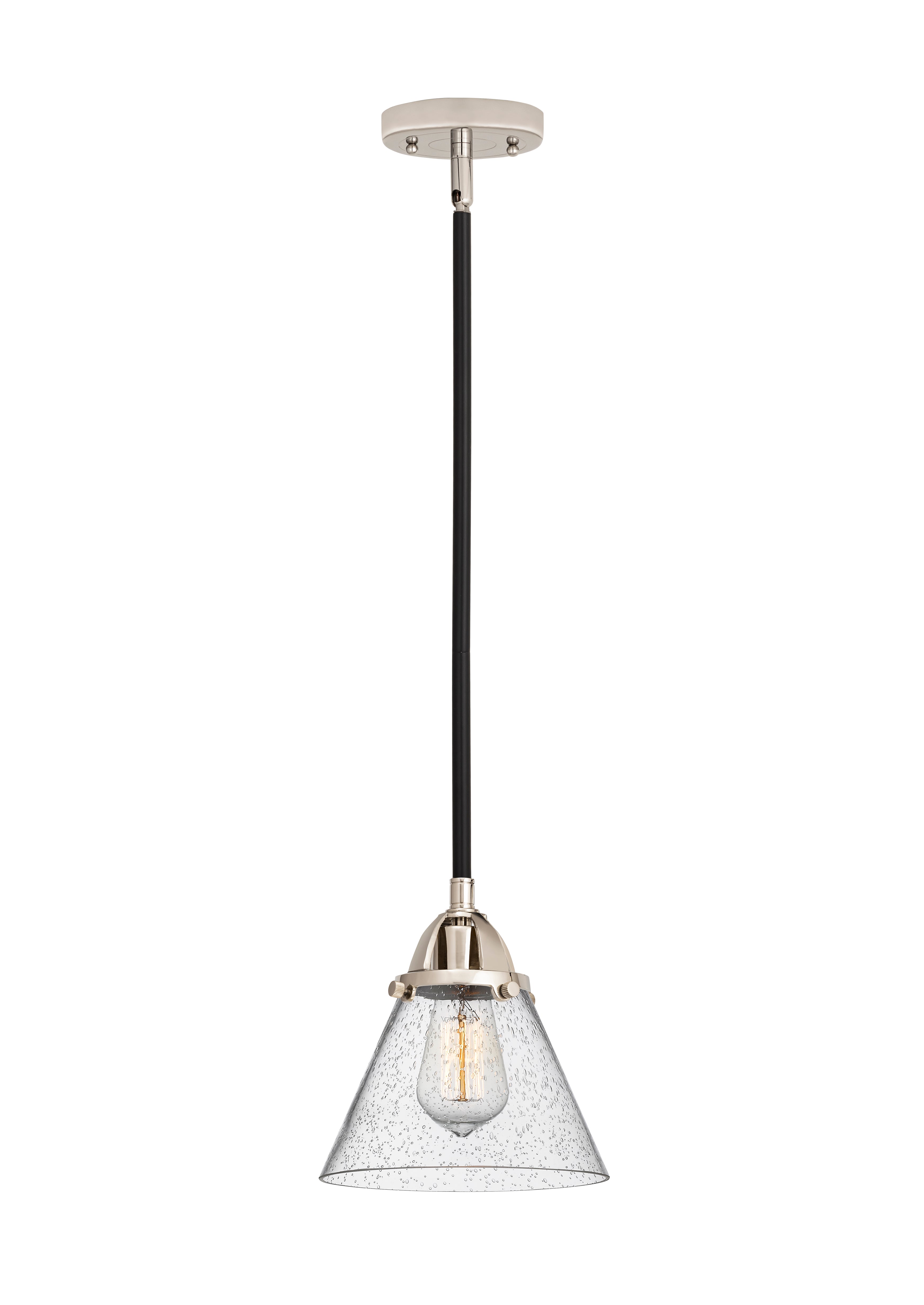 Nouveau 2 Mini Pendant Antique Copper Brass