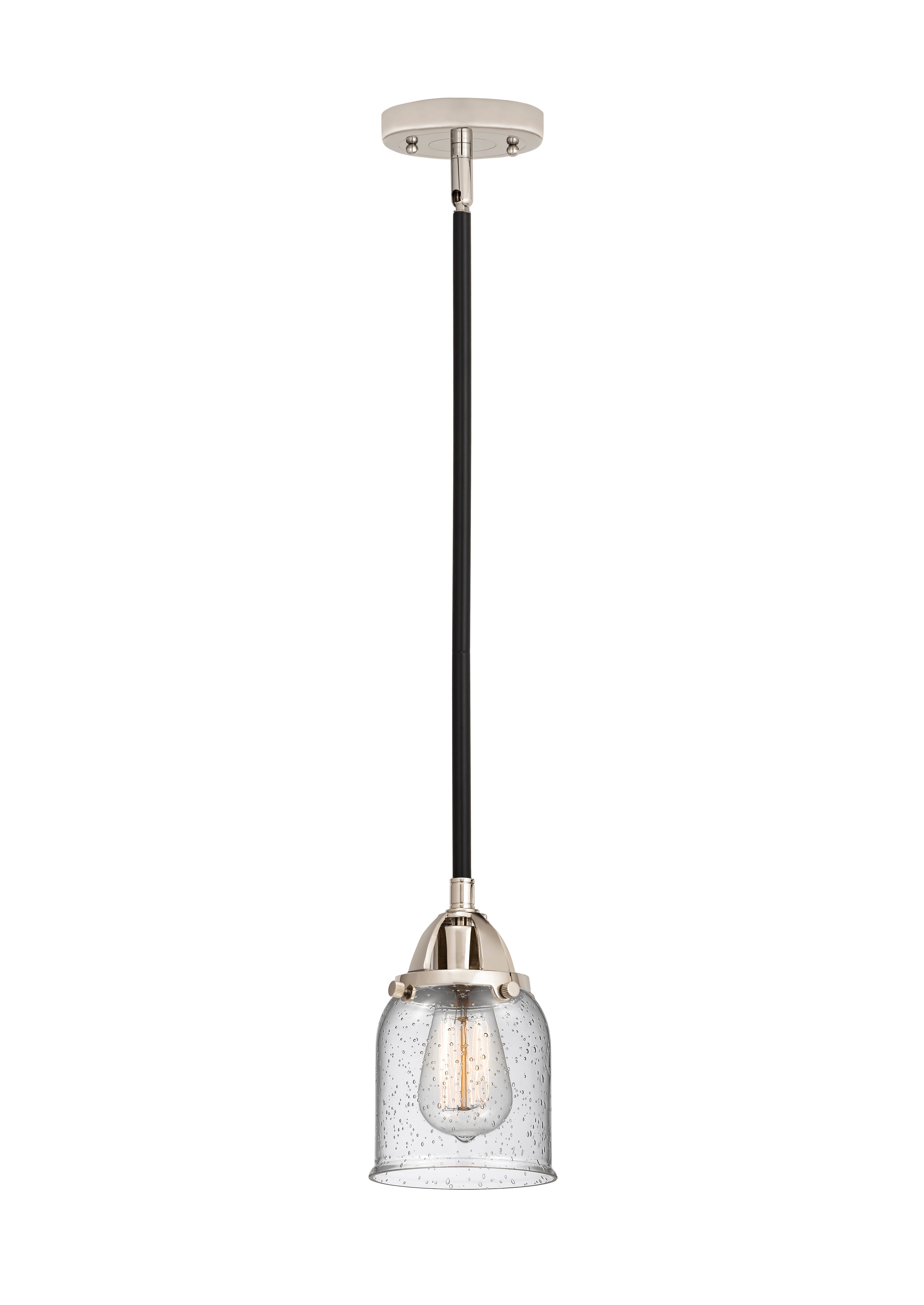 Nouveau 2 Mini Pendant Antique Copper Brass