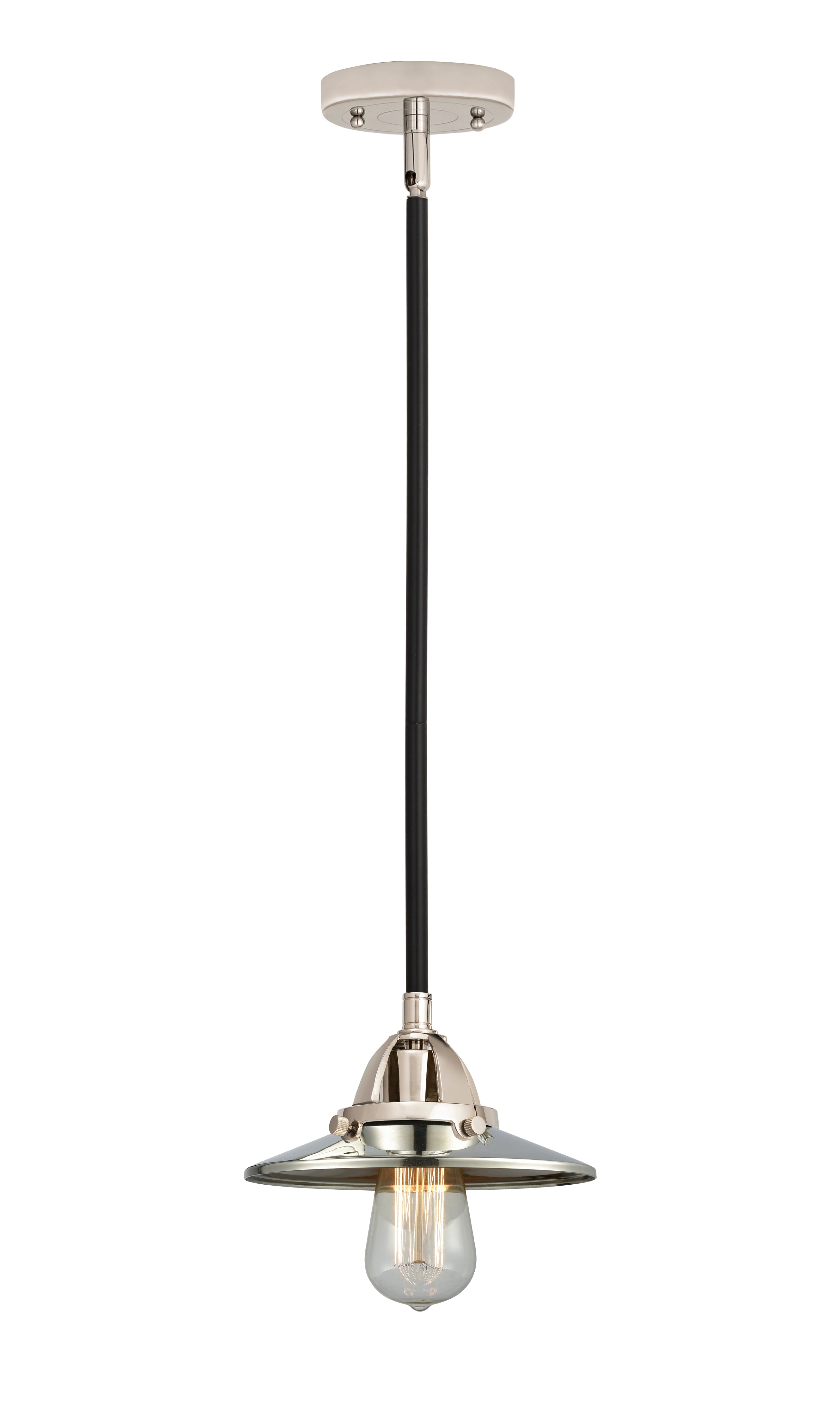 Nouveau 2 Mini Pendant Antique Copper Brass