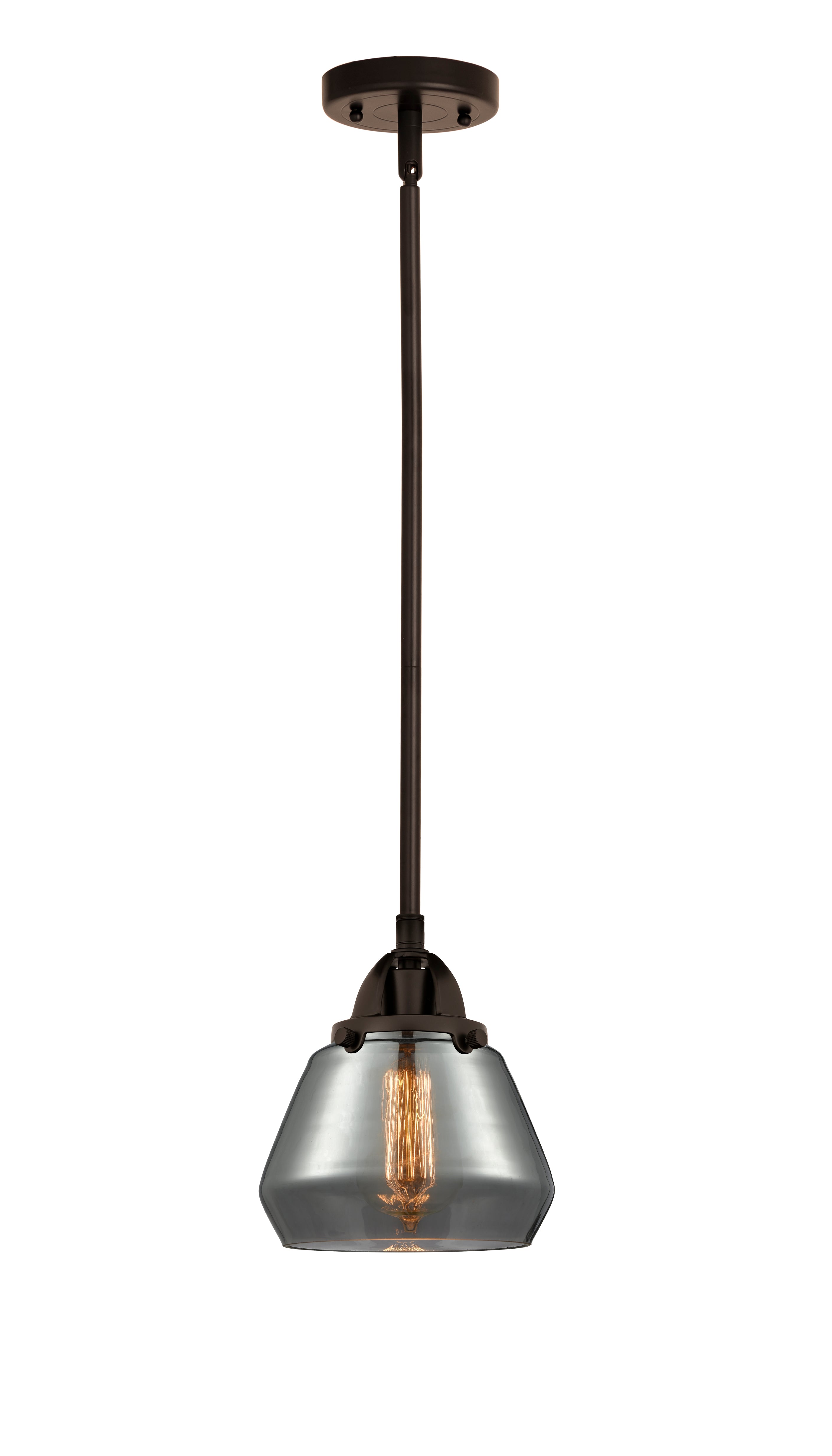 Nouveau 2 Mini Pendant Cast Brass Antique