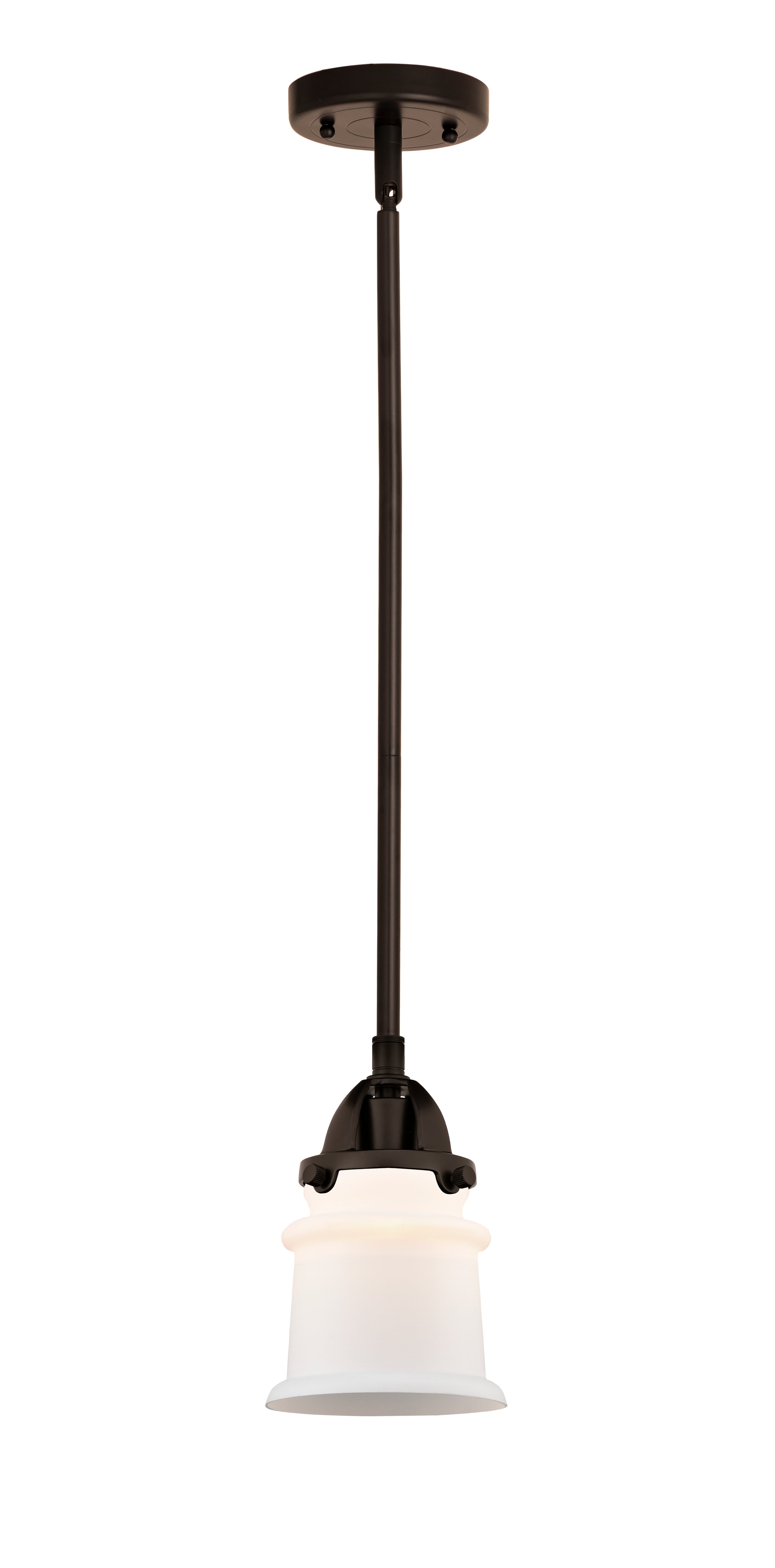 Nouveau 2 Mini Pendant Cast Brass Antique