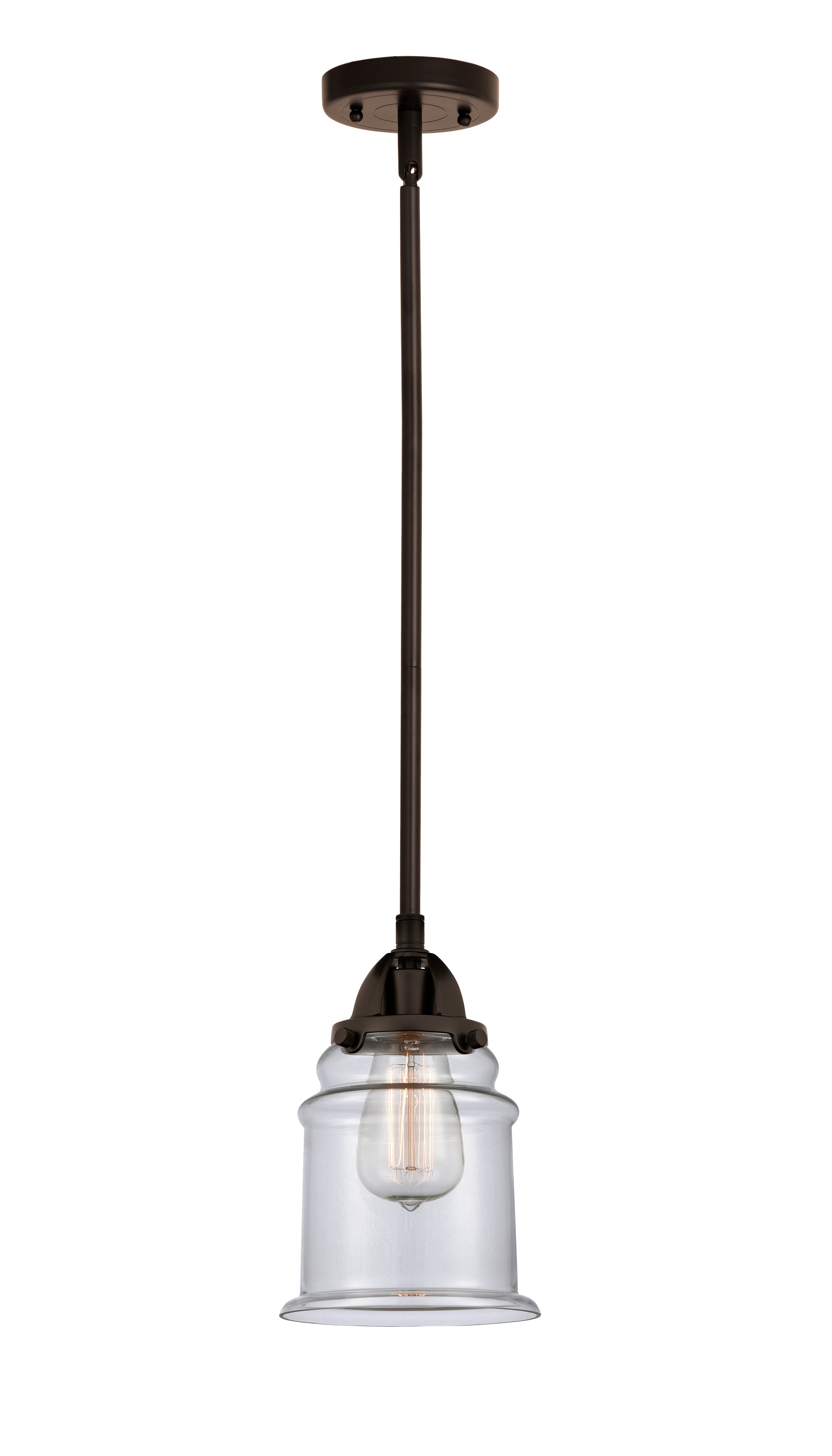 Nouveau 2 Mini Pendant Antique Copper Finish