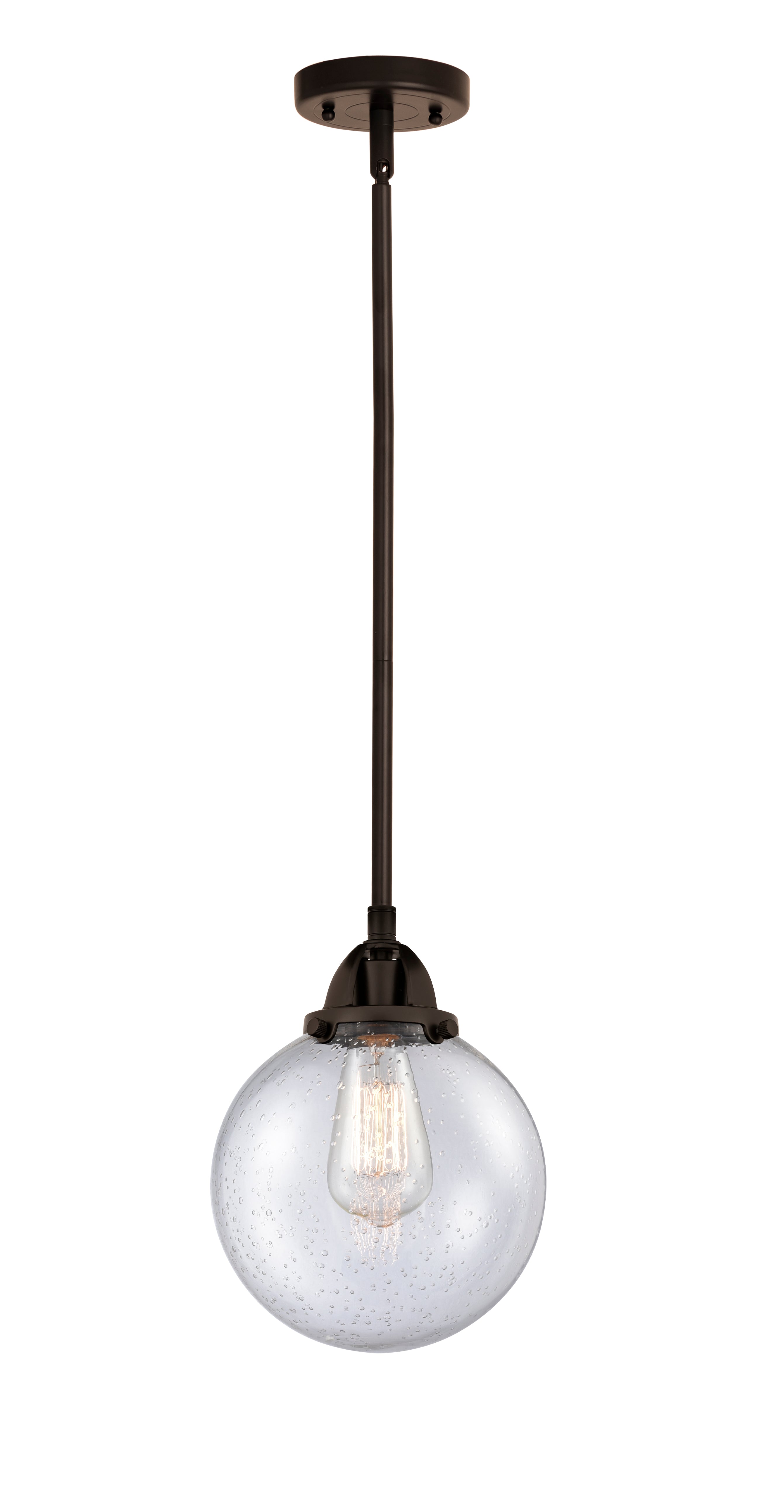 Nouveau 2 Mini Pendant Antique Copper Brass