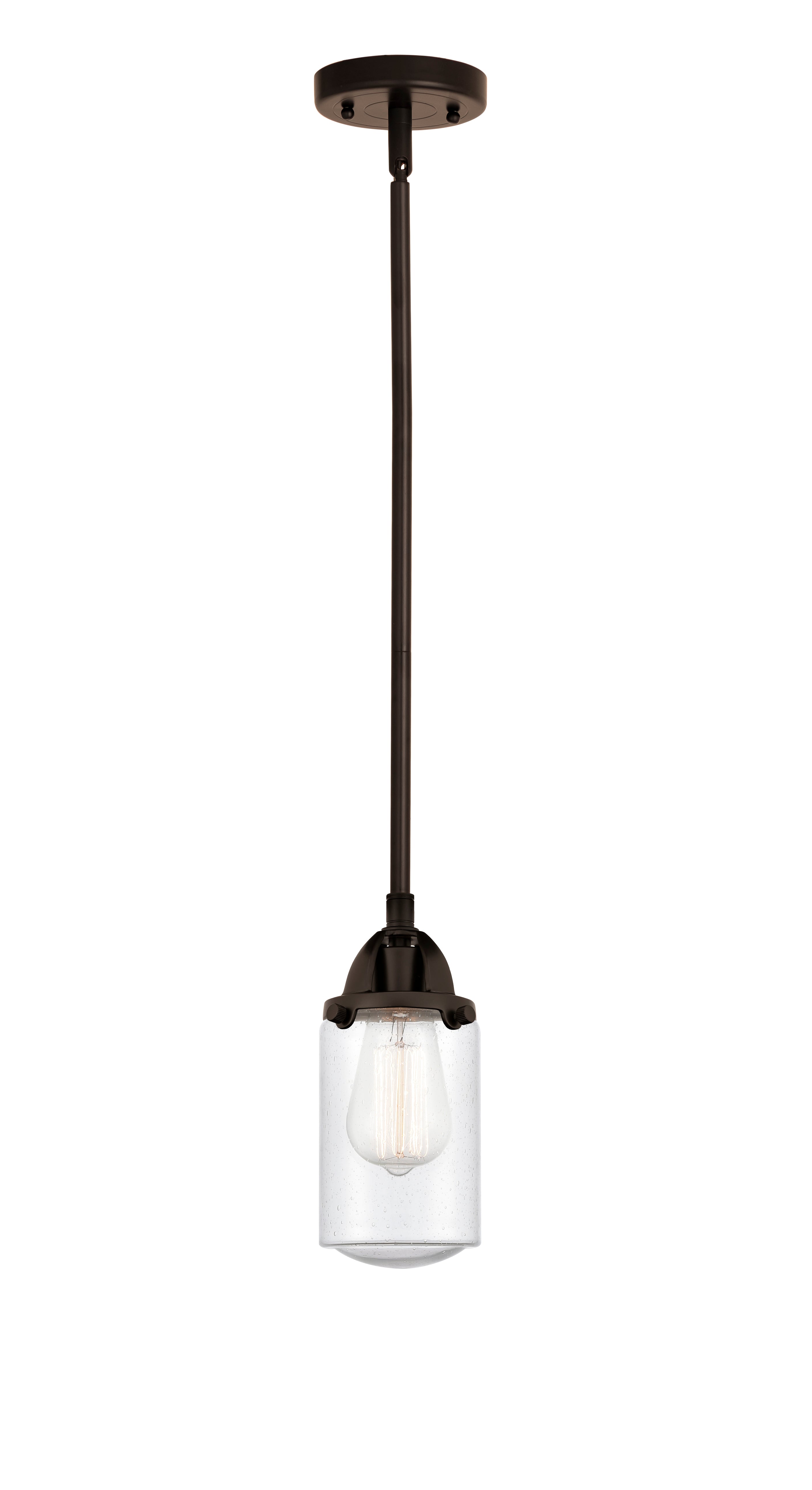 Nouveau 2 Mini Pendant Antique Copper Brass