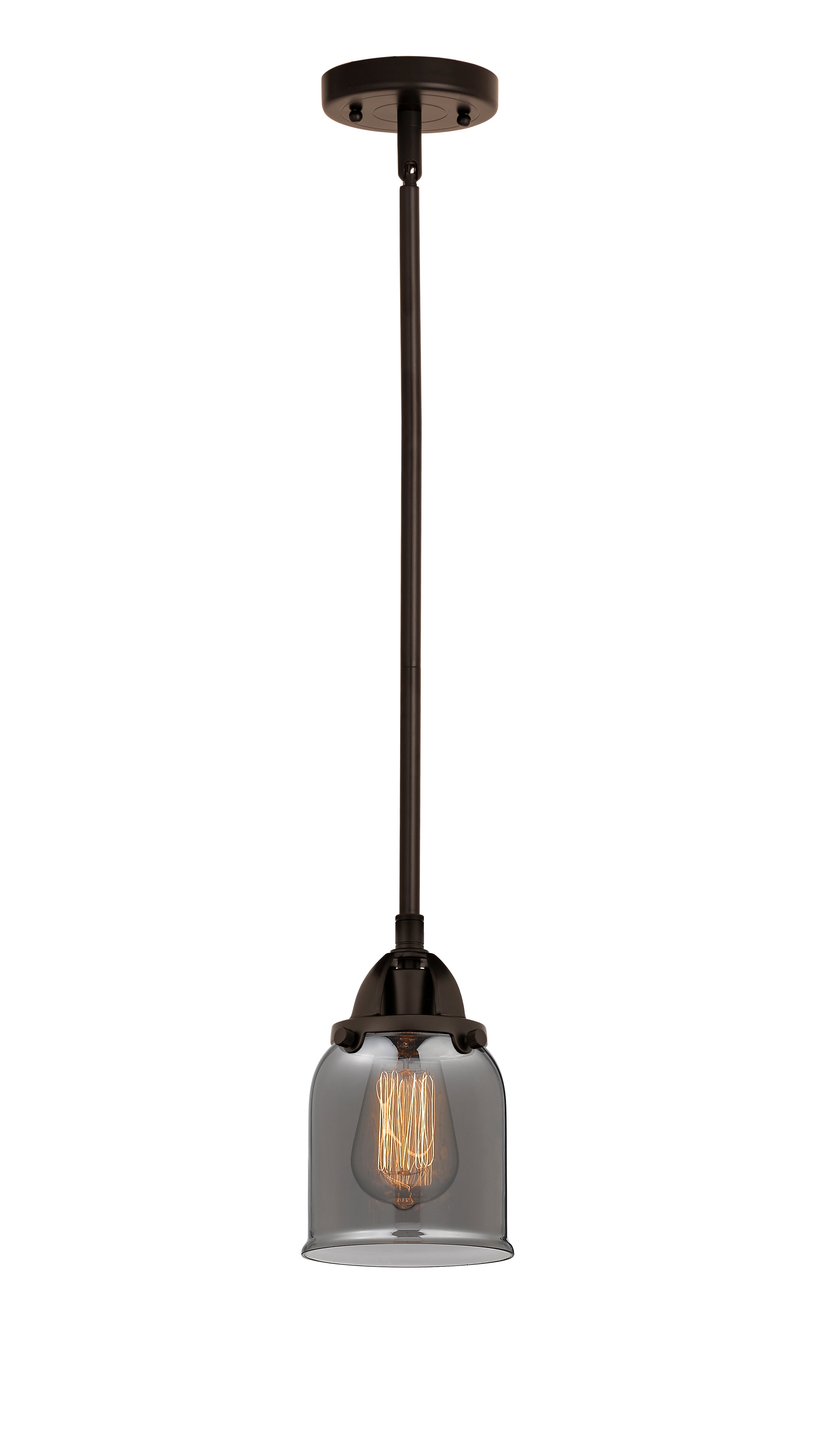 Nouveau 2 Mini Pendant Antique Copper Brass