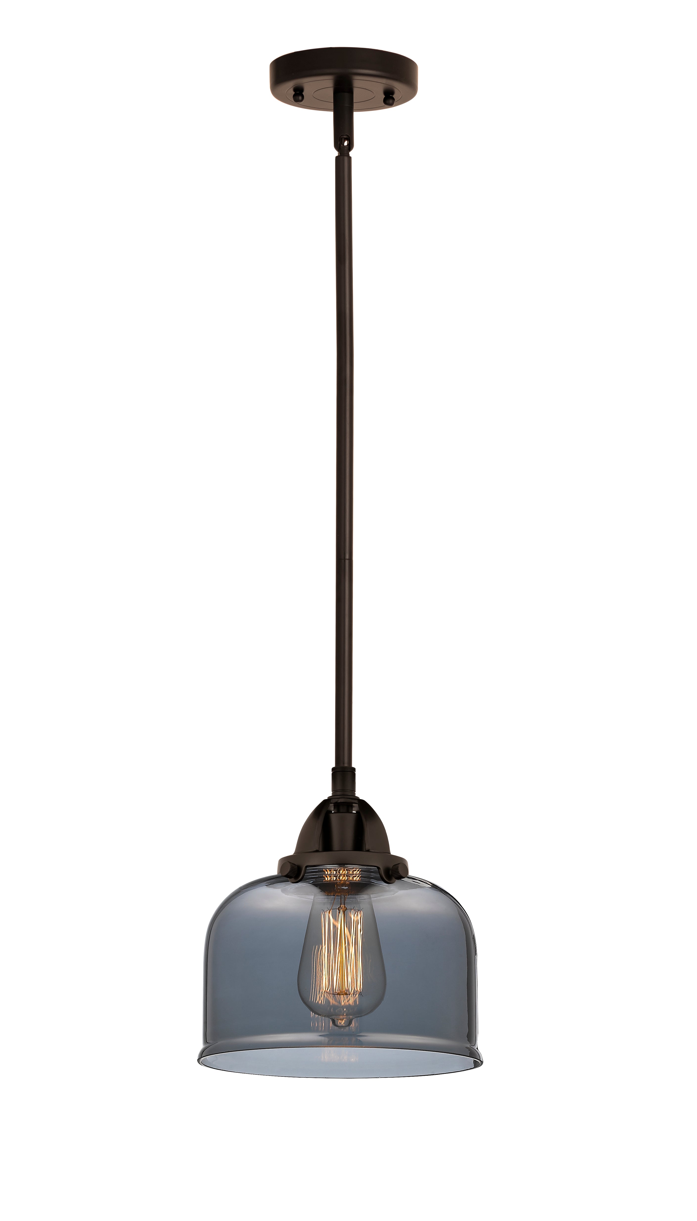 Nouveau 2 Mini Pendant Antique Copper Brass