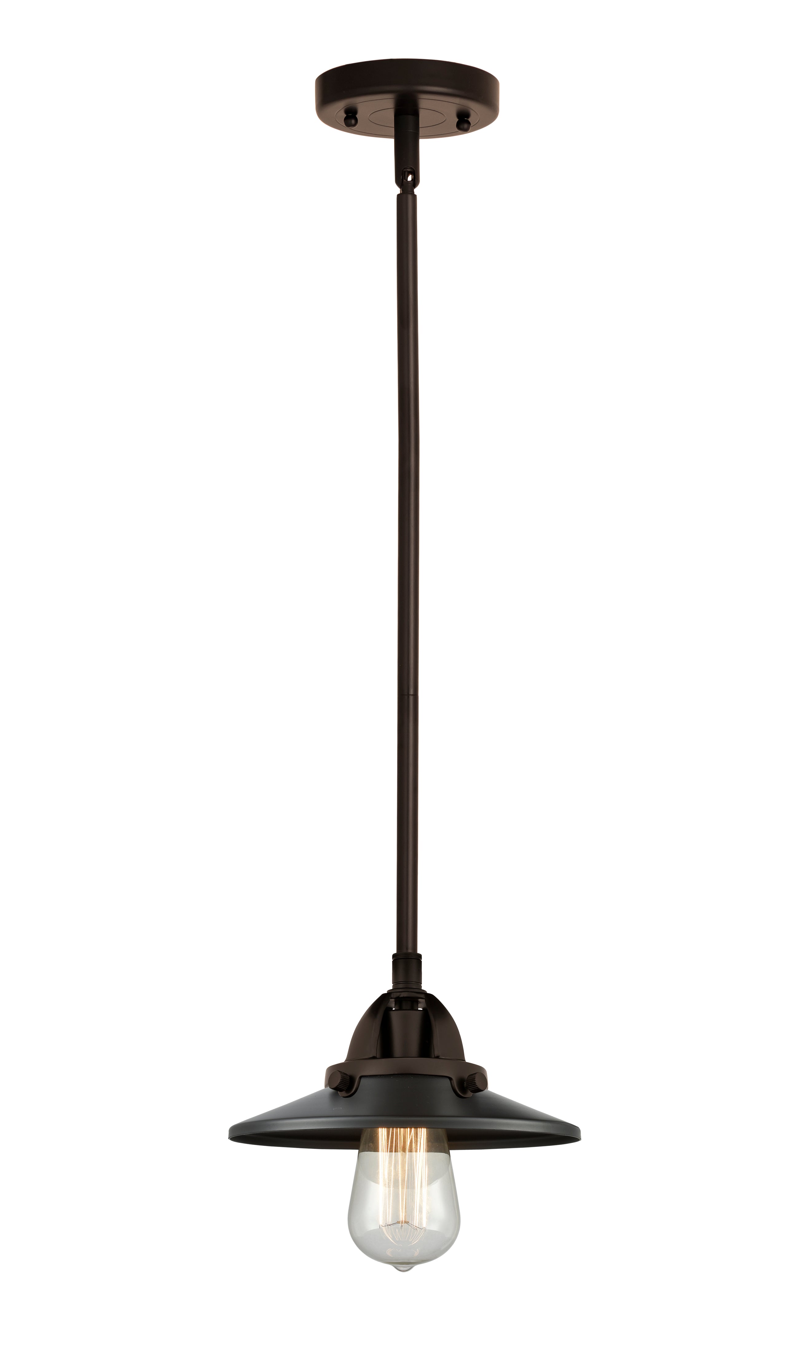 Nouveau 2 Mini Pendant Antique Copper Brass