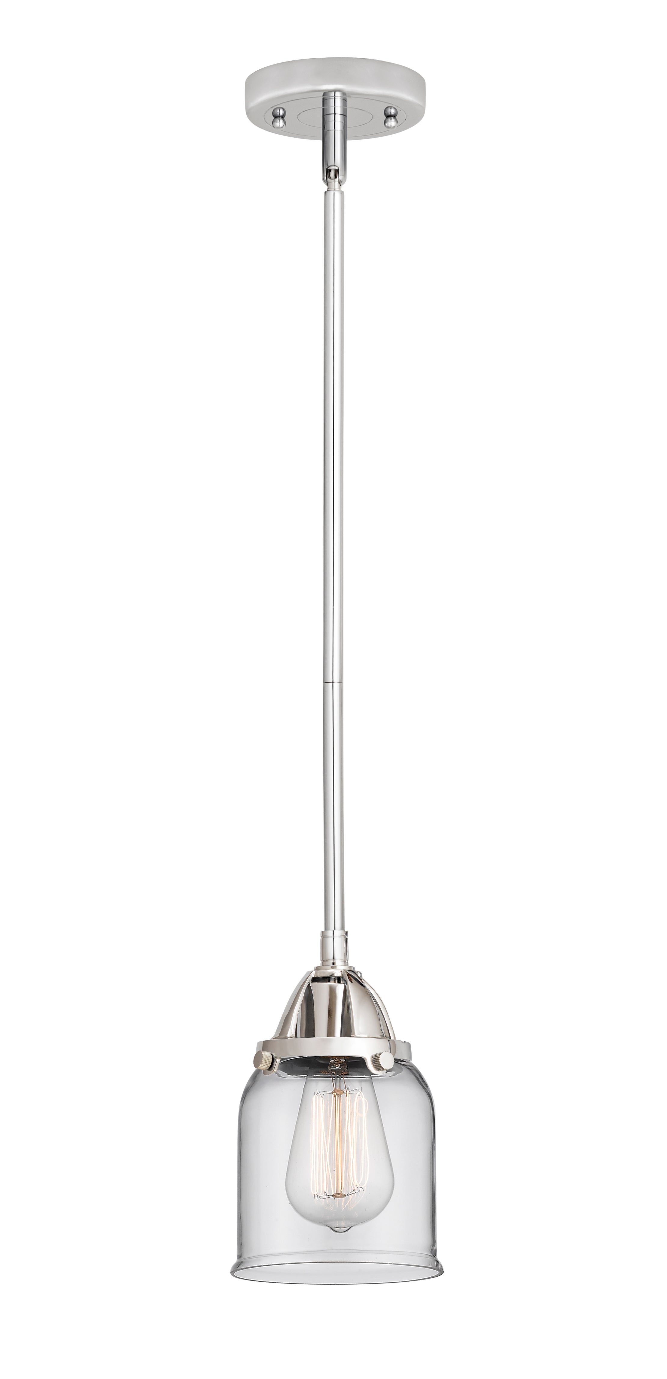Nouveau 2 Mini Pendant Antique Copper Brass