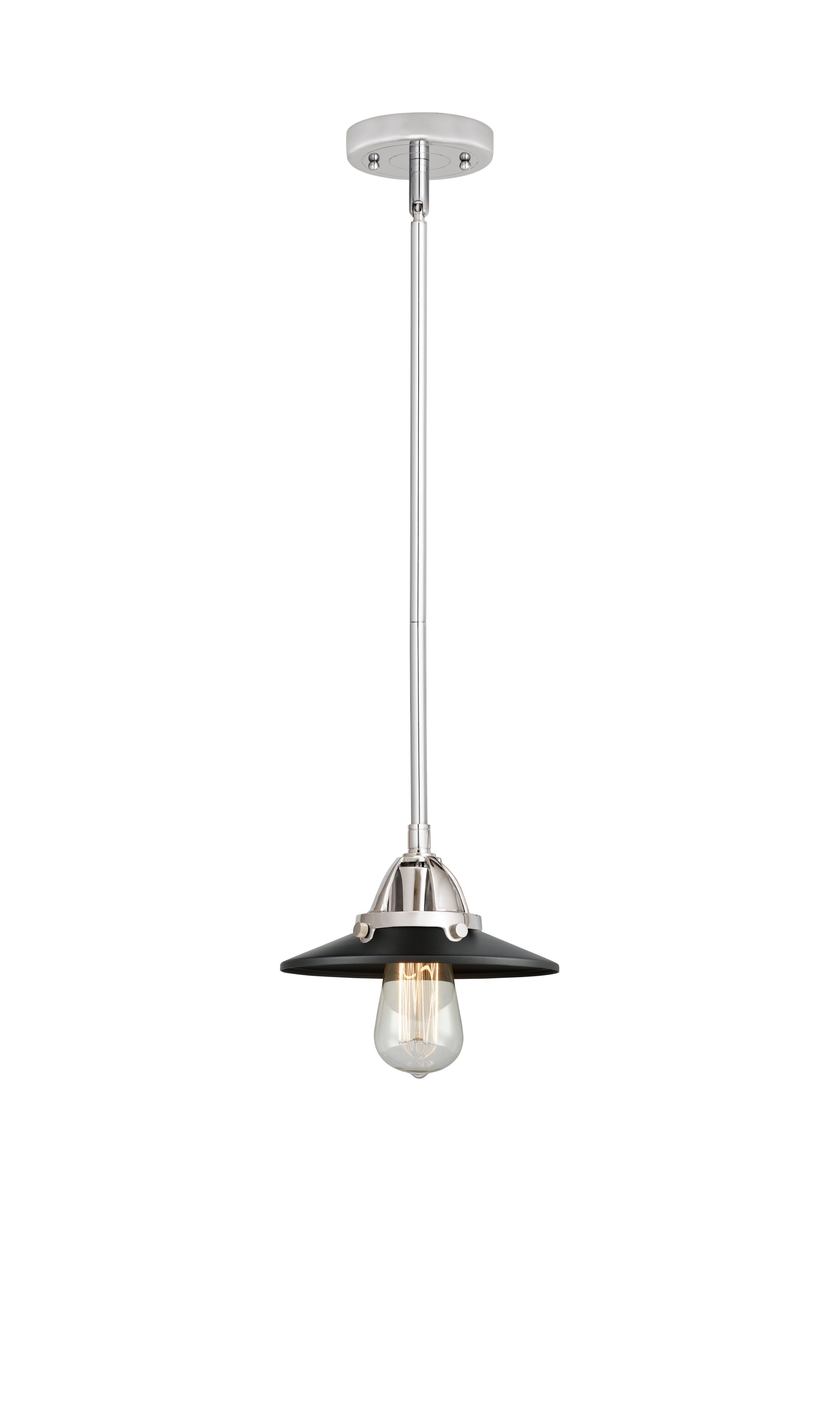 Nouveau 2 Mini Pendant Antique Copper Brass