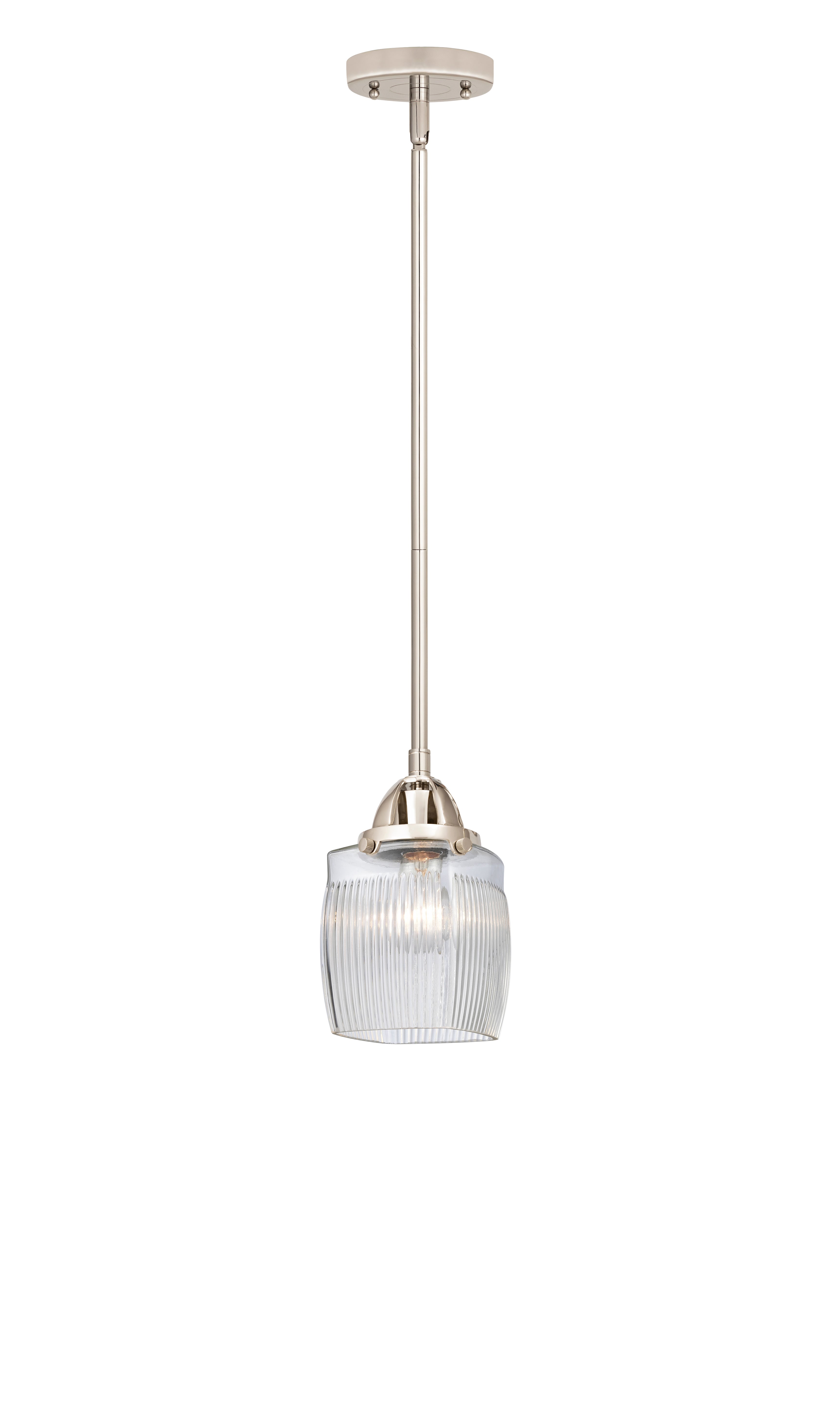Nouveau 2 Mini Pendant Antique Copper Brass