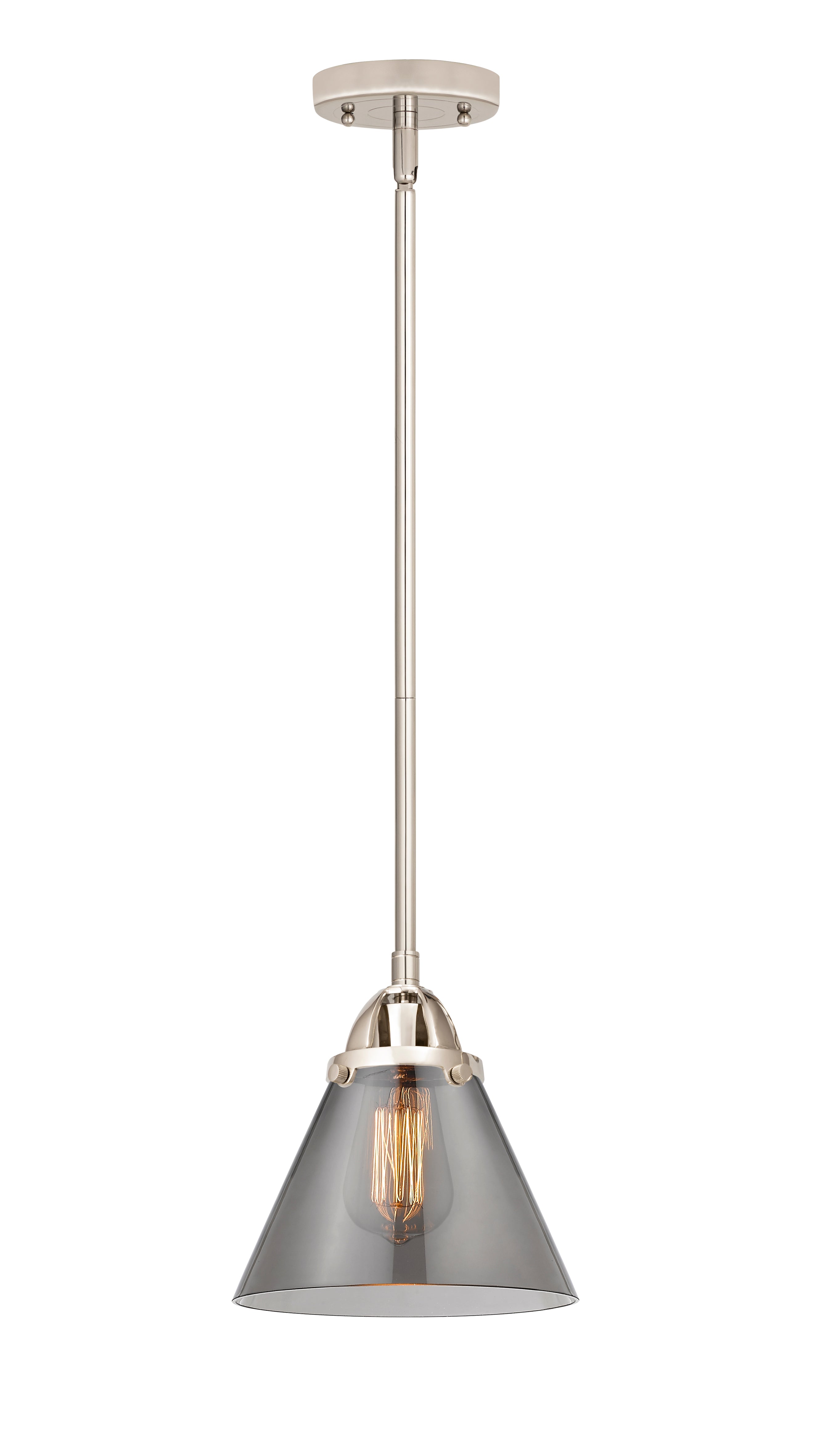 Nouveau 2 Mini Pendant Antique Copper Brass