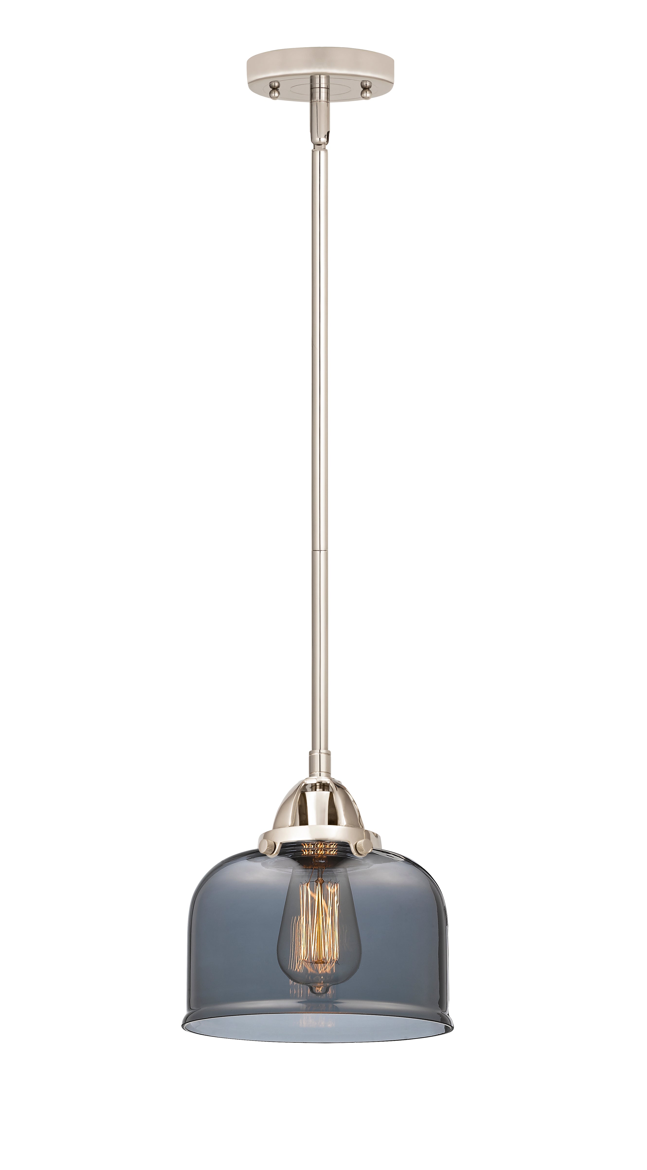 Nouveau 2 Mini Pendant Antique Copper Brass