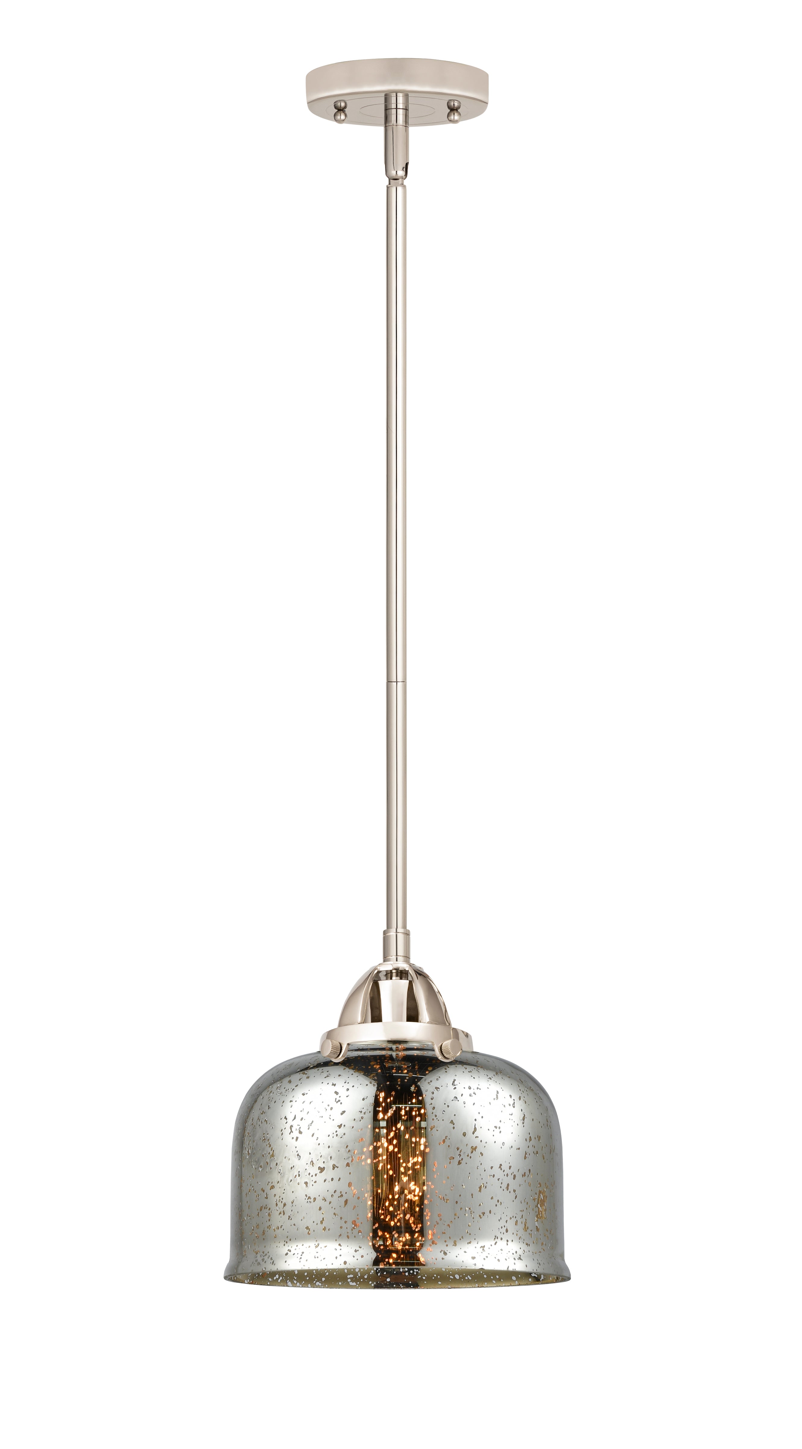 Nouveau 2 Mini Pendant Antique Copper Brass