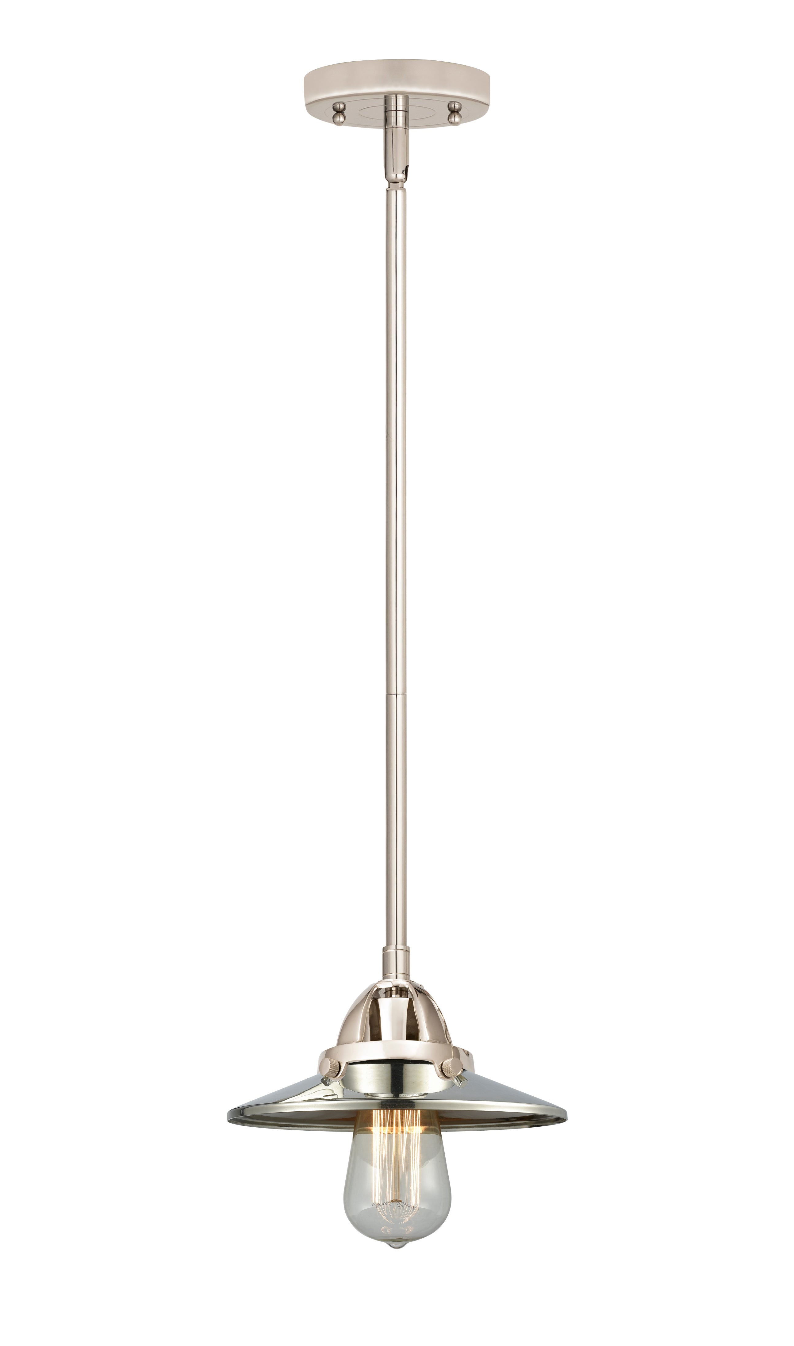 Nouveau 2 Mini Pendant Antique Copper Brass
