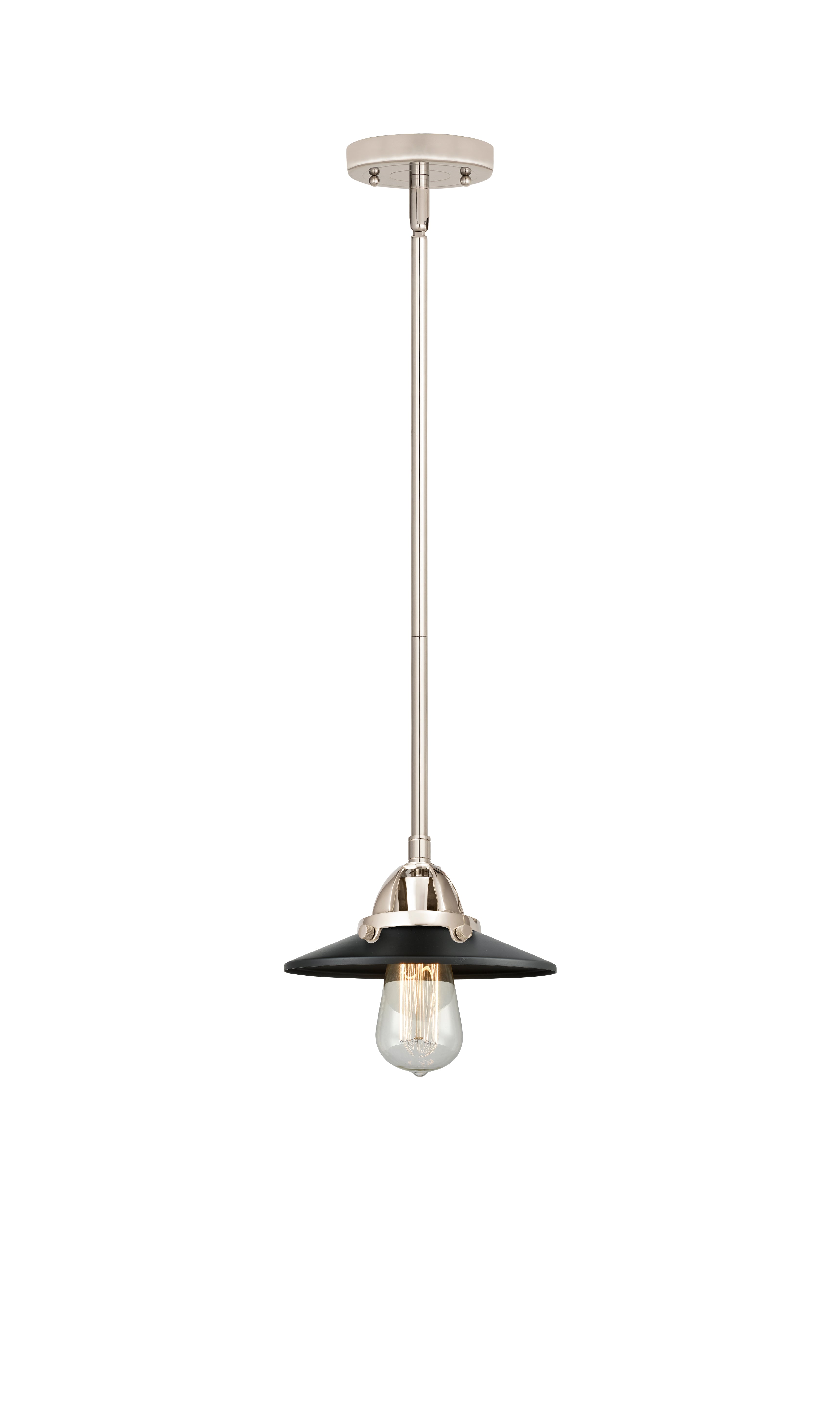 Nouveau 2 Mini Pendant Antique Copper Brass