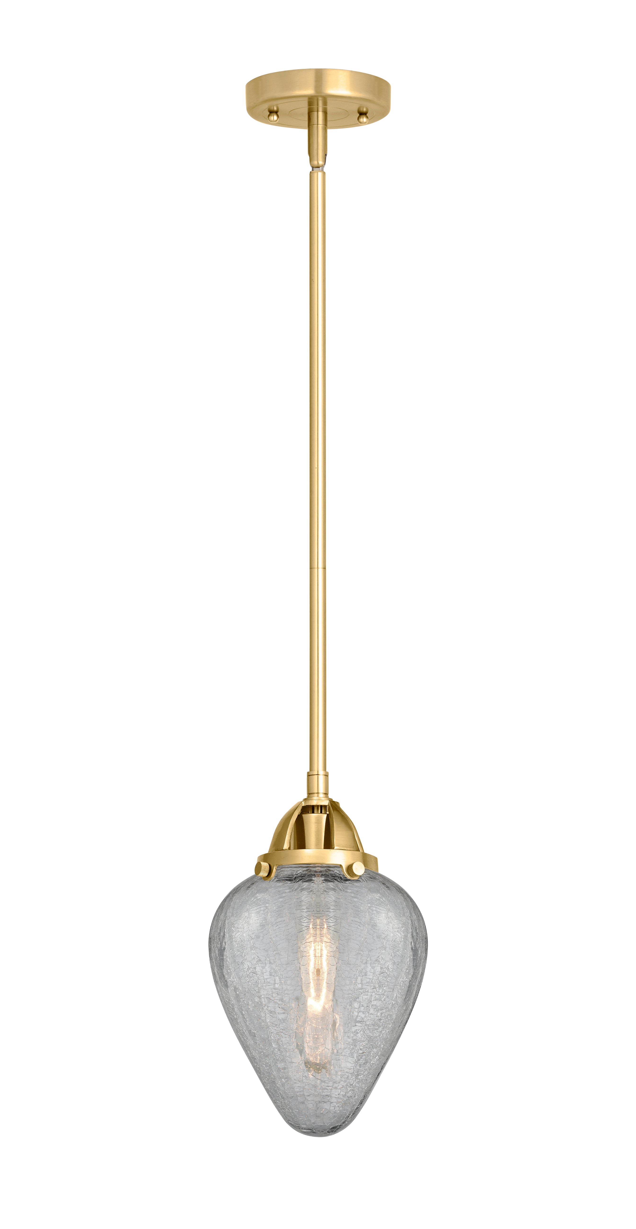Nouveau 2 Mini Pendant Antique Copper Brass