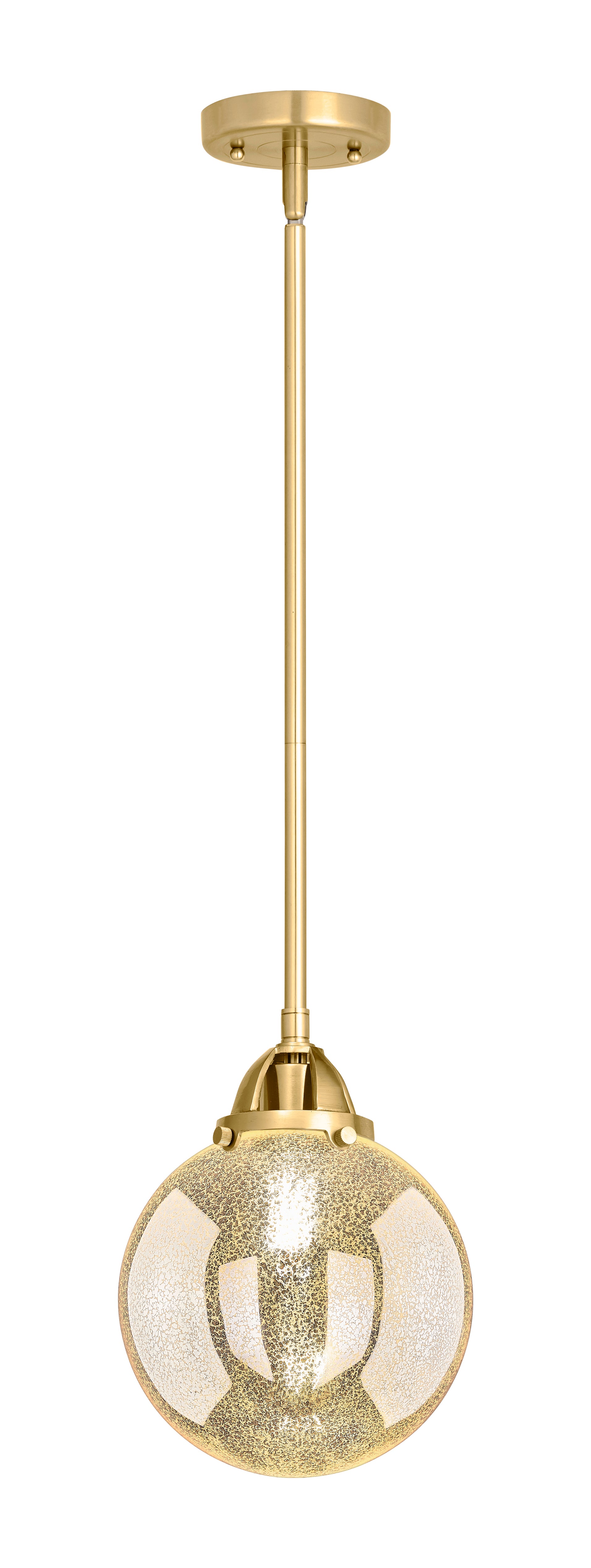 Nouveau 2 Mini Pendant Antique Copper Brass