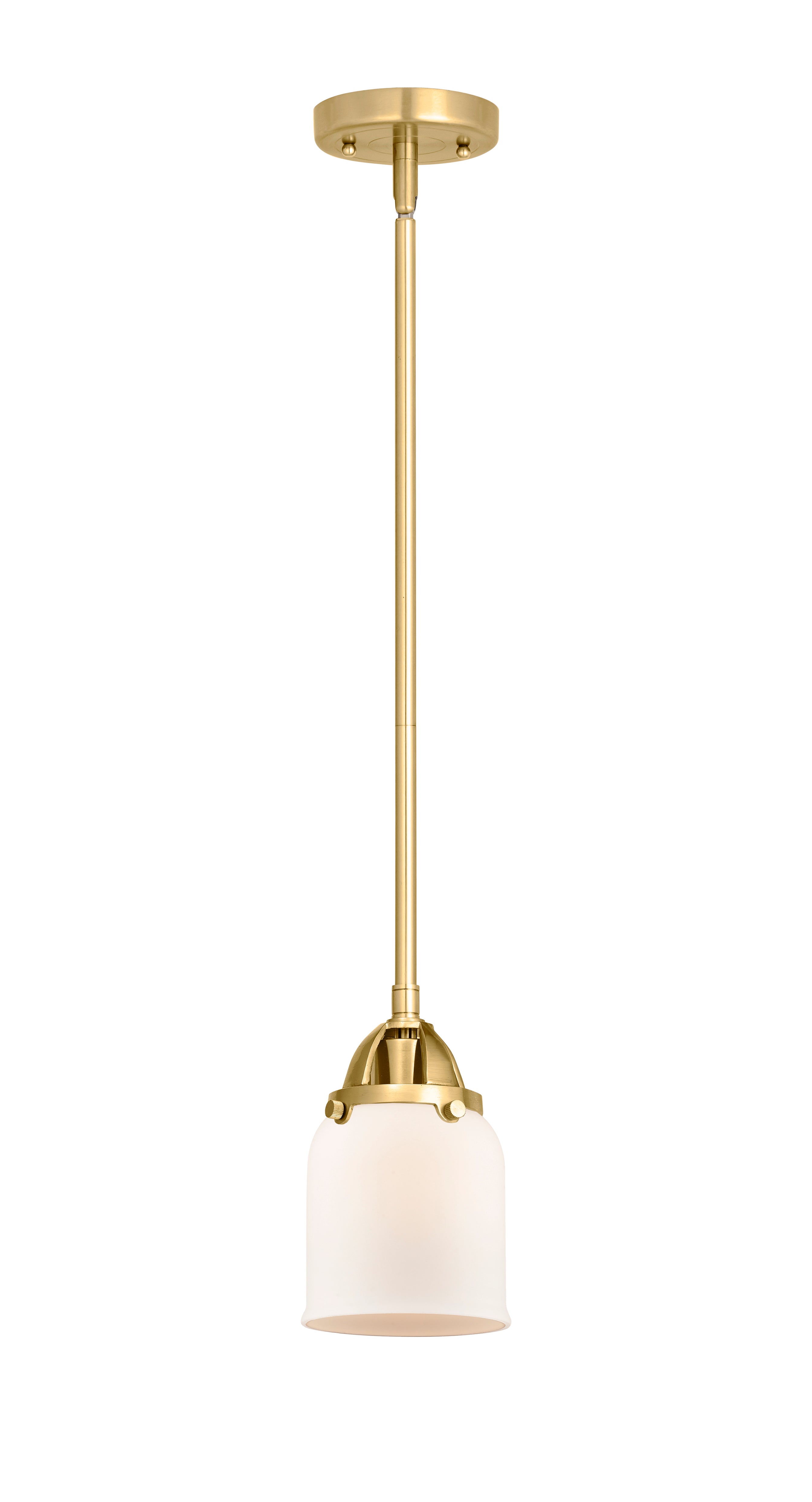 Nouveau 2 Mini Pendant Antique Copper Brass