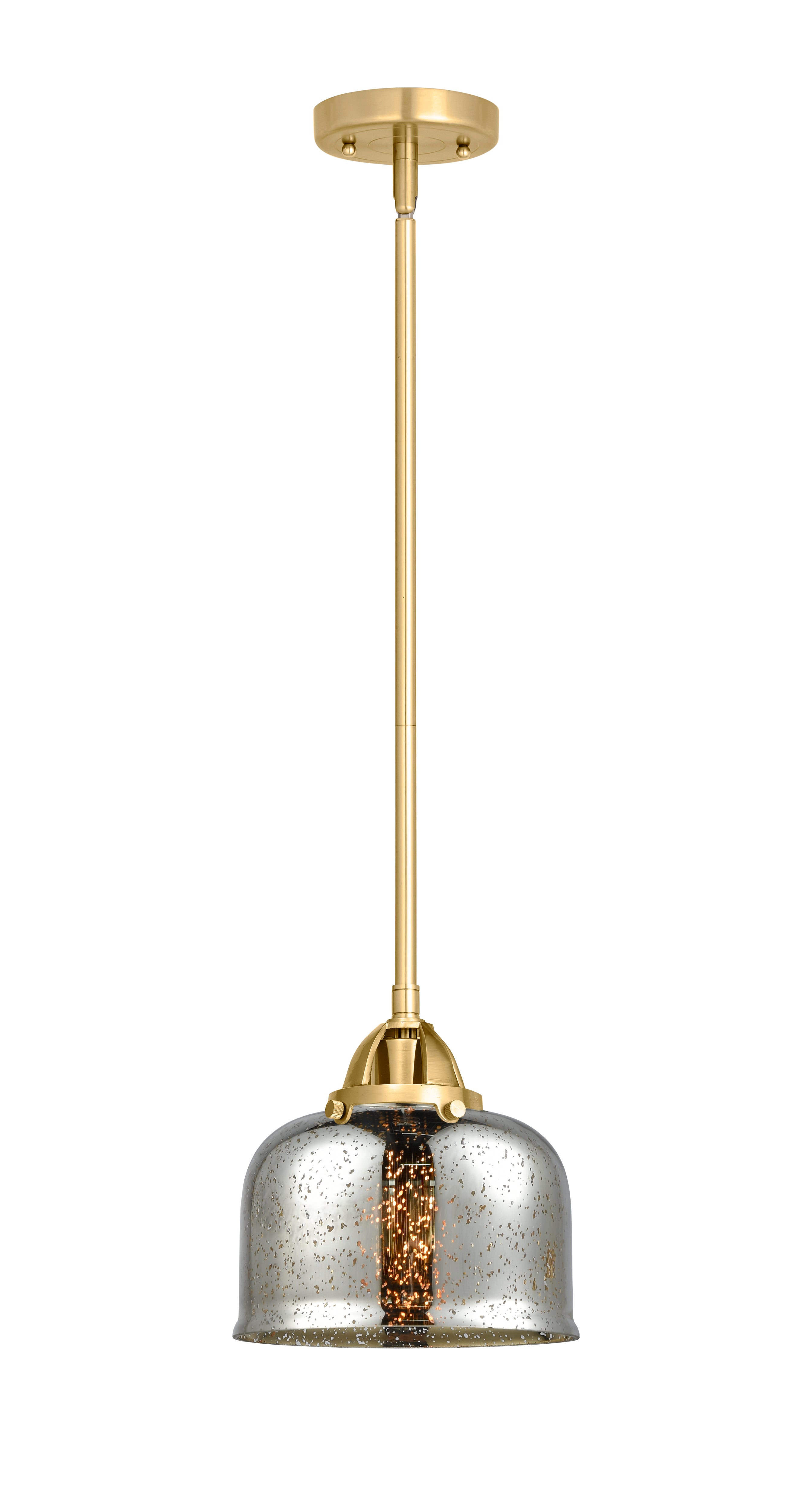 Nouveau 2 Mini Pendant Antique Copper Brass