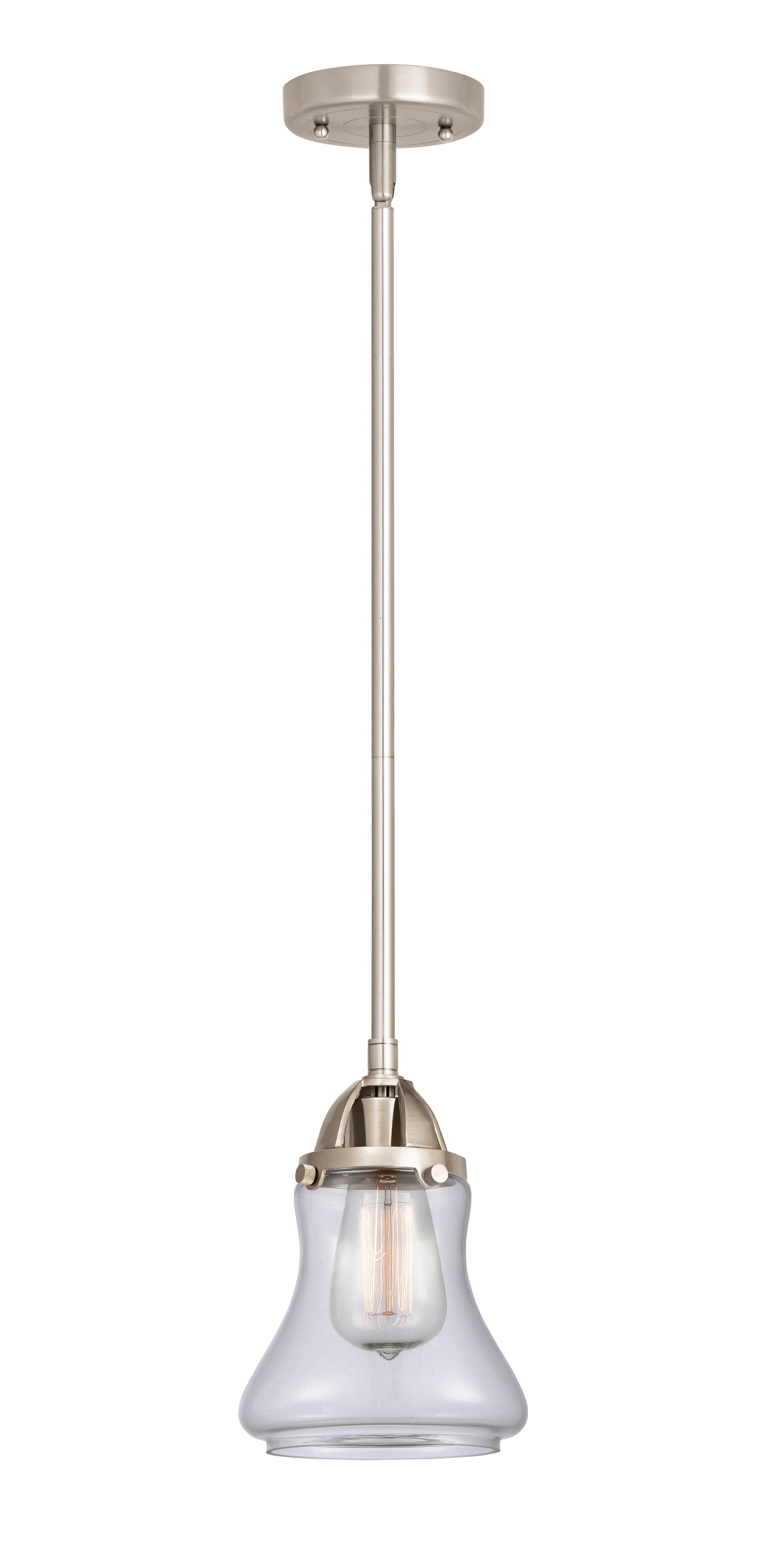 Nouveau 2 Mini Pendant Antique Copper Brass