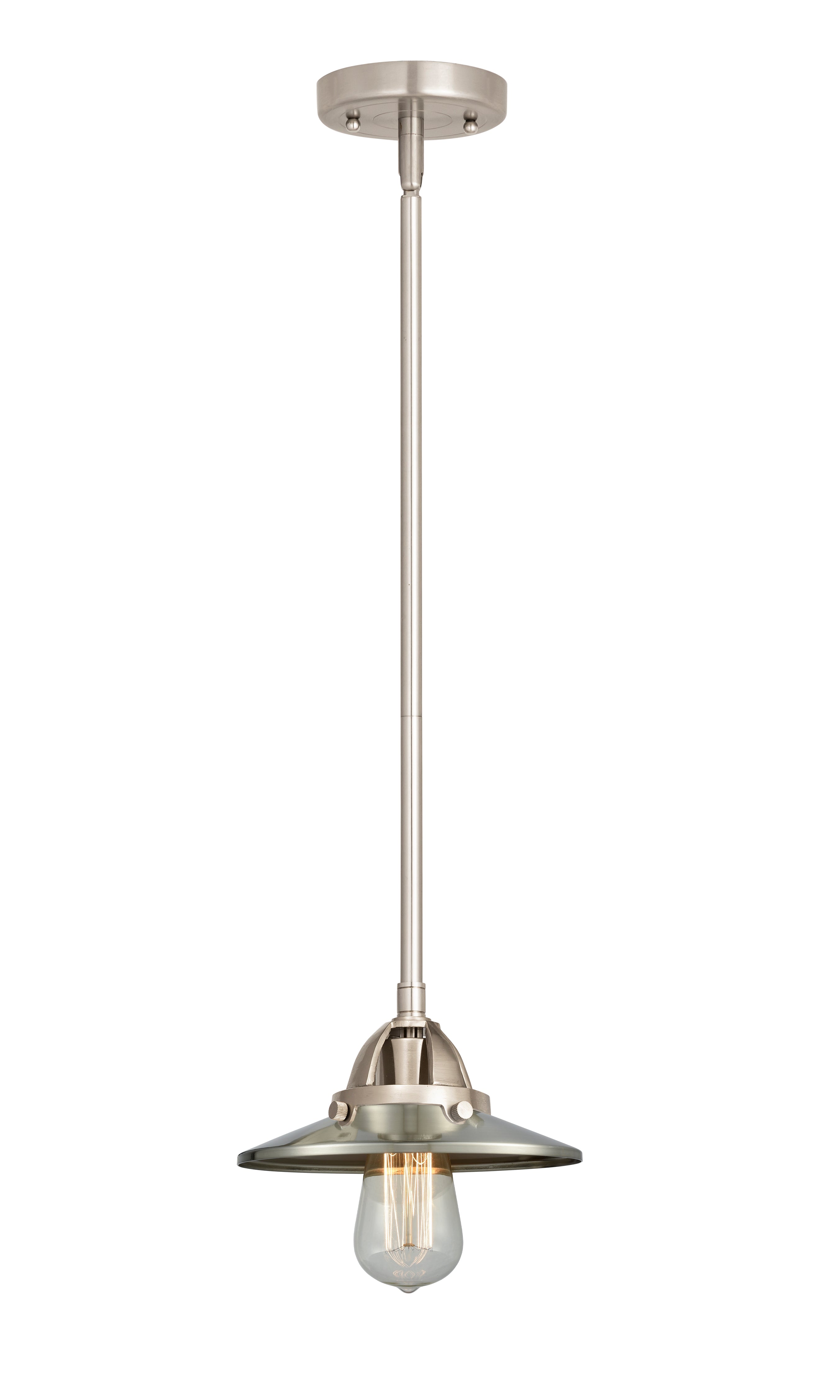 Nouveau 2 Mini Pendant Antique Copper Brass