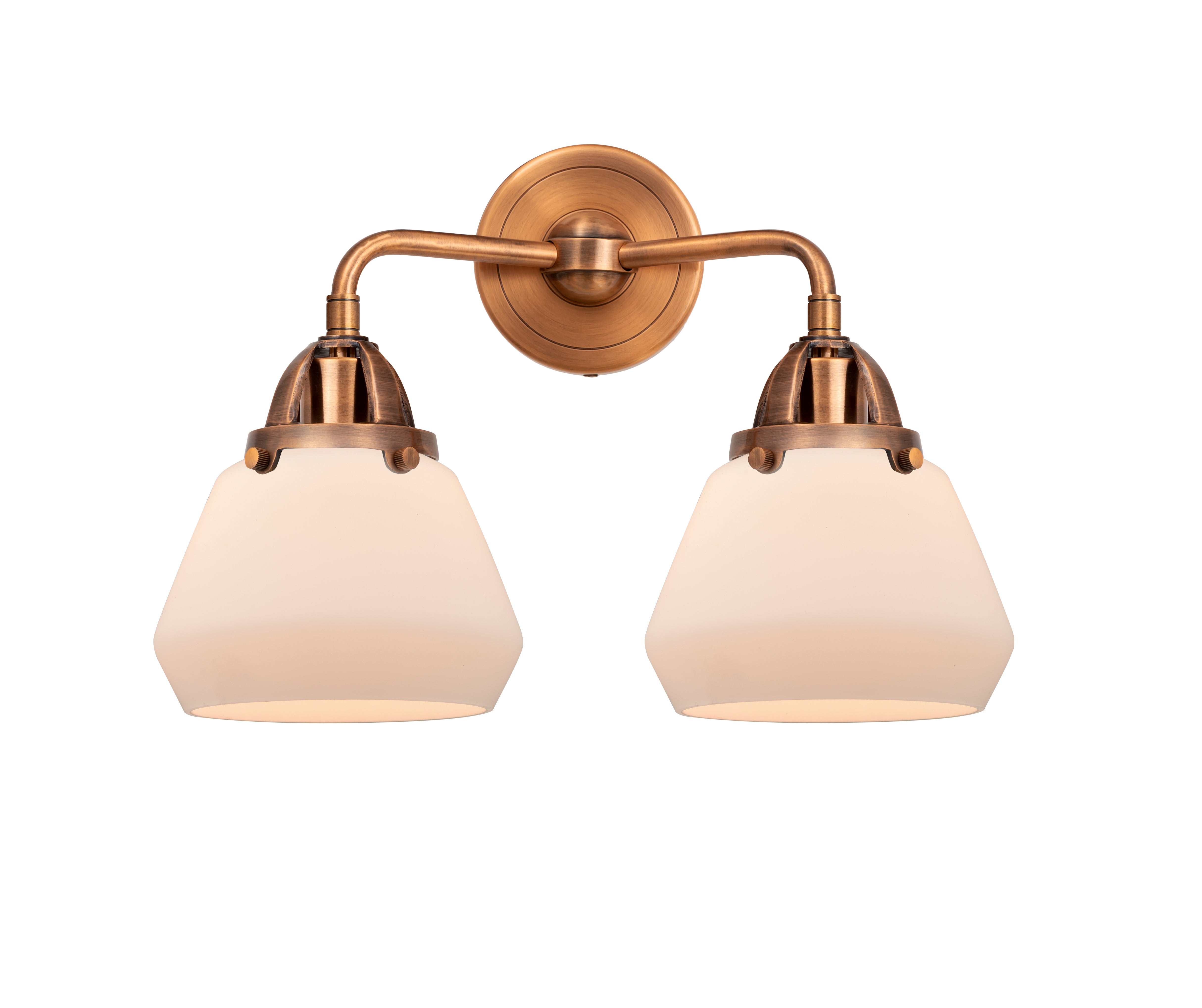 Nouveau 2 Bath Vanity Light Cast Brass