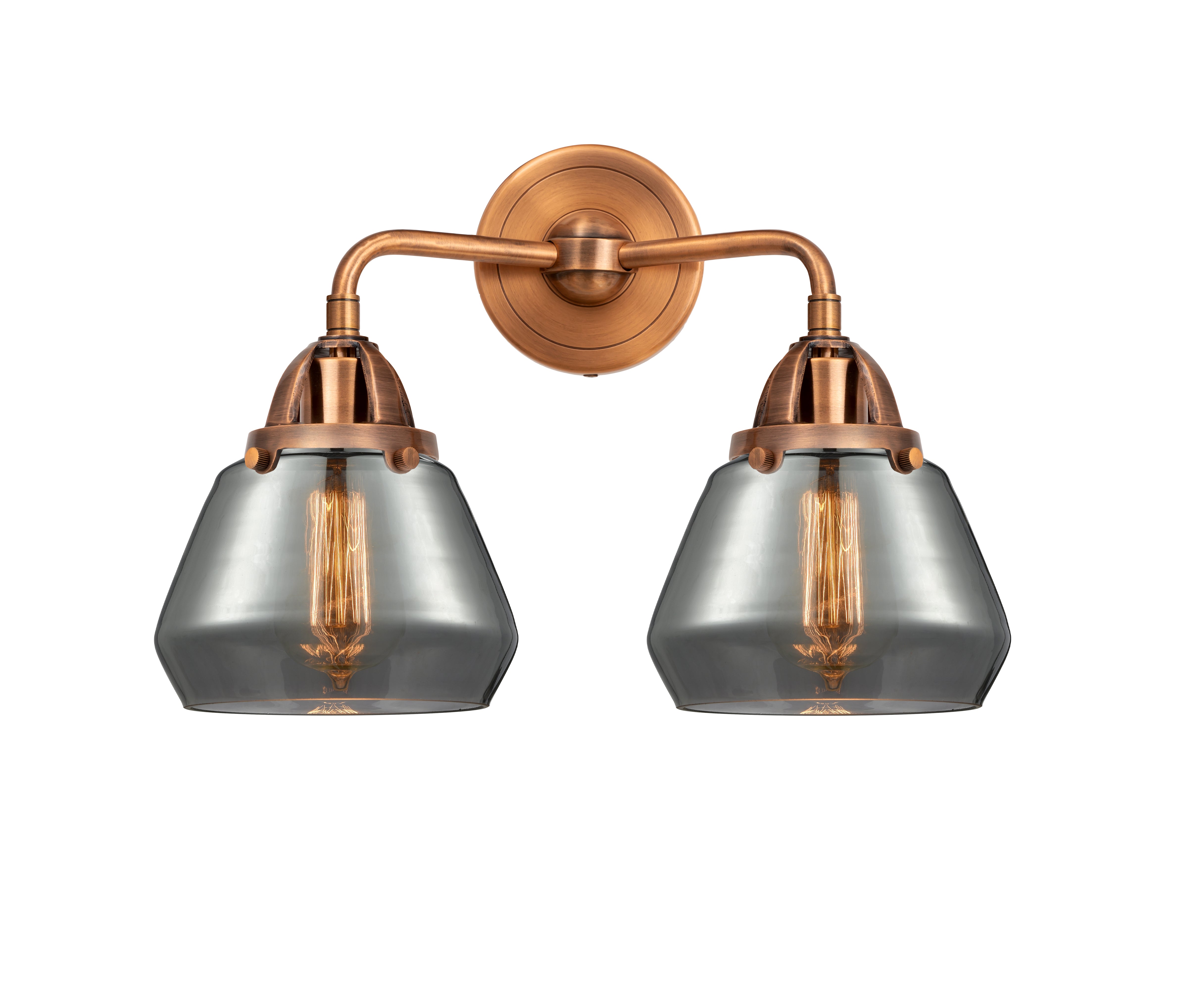 Nouveau 2 Bath Vanity Light Cast Brass