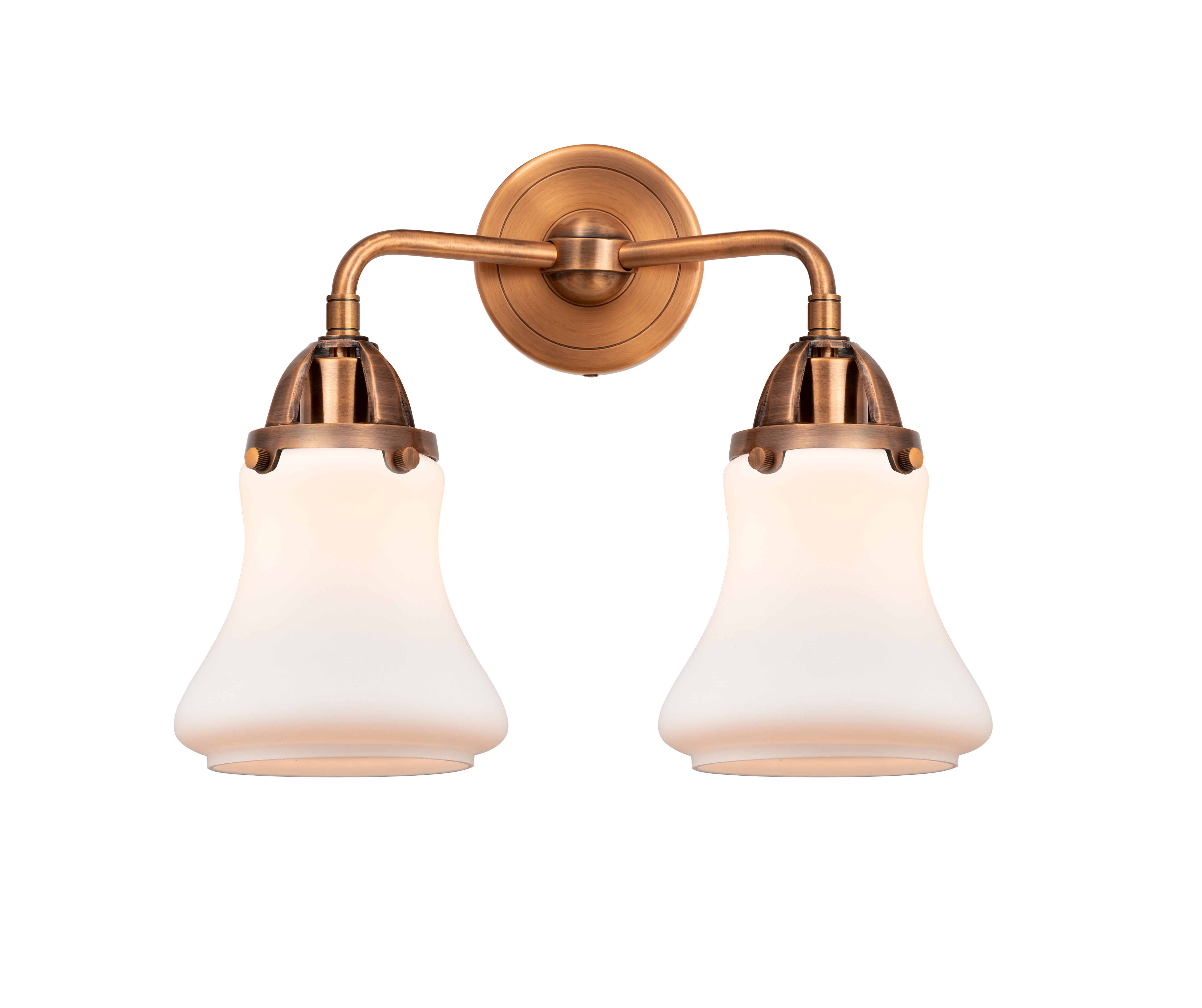 Nouveau 2 Bath Vanity Light Cast Brass