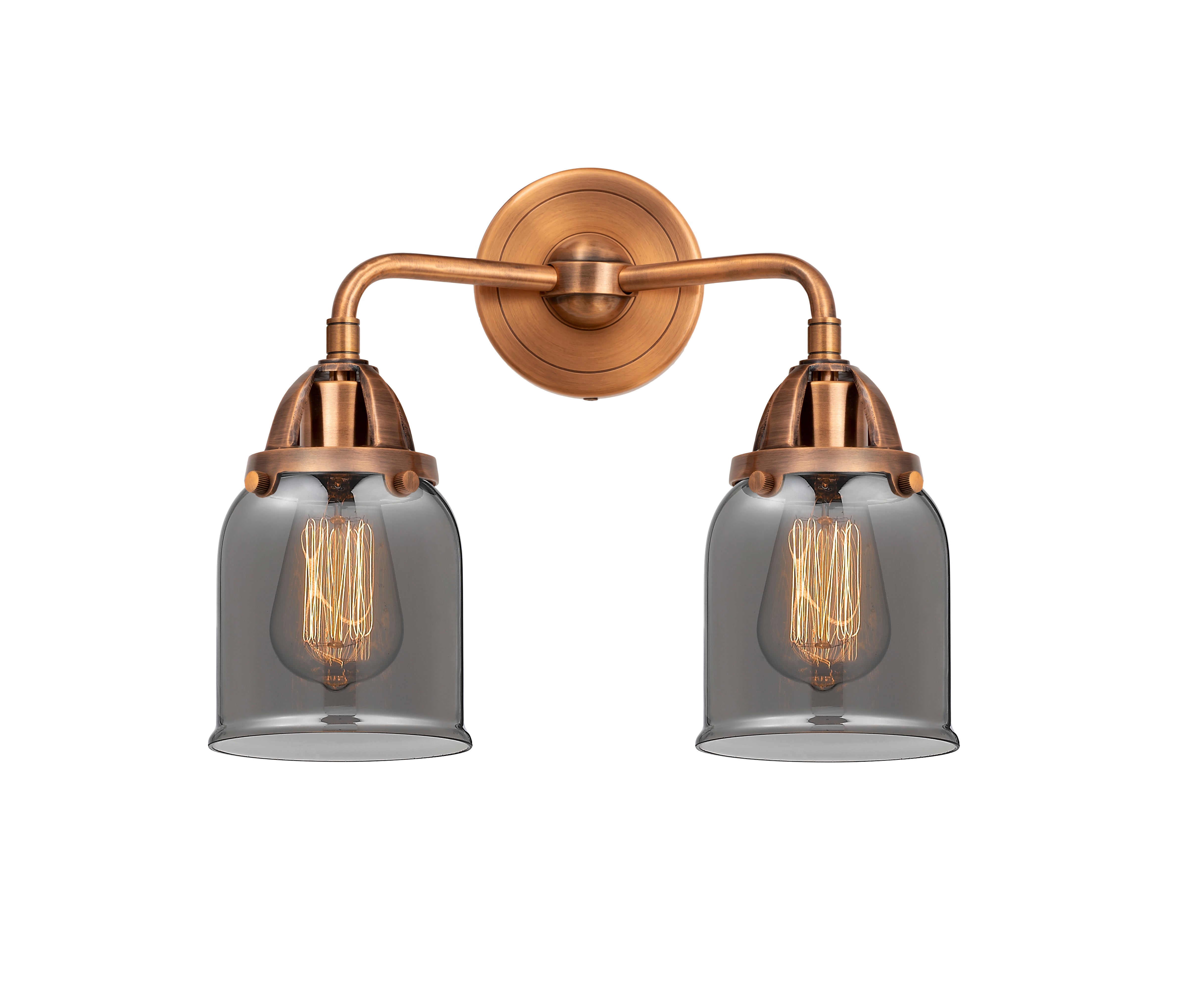 Nouveau 2 Bath Vanity Light Cast Brass