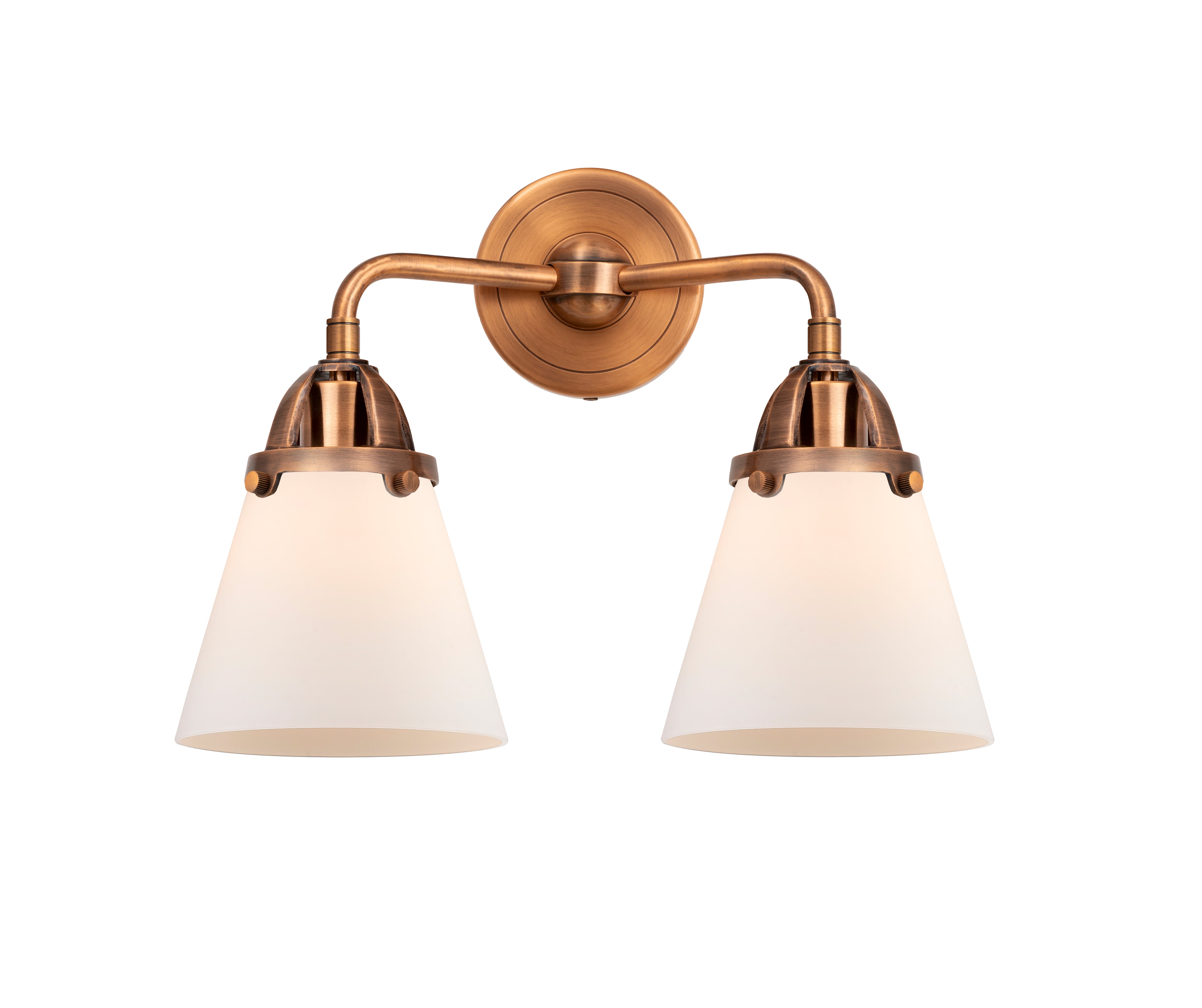 Nouveau 2 Bath Vanity Light Cast Brass