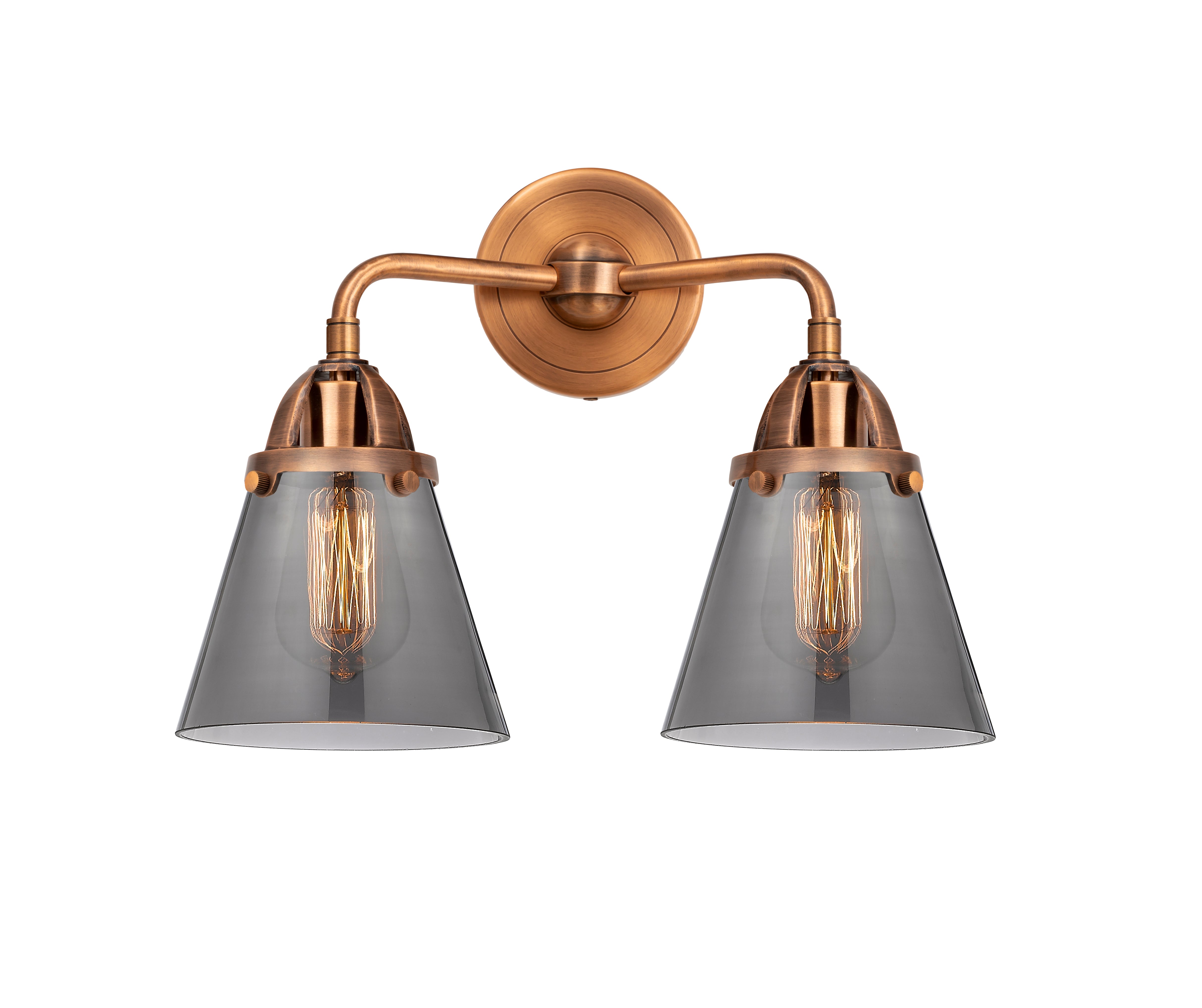 Nouveau 2 Bath Vanity Light Cast Brass