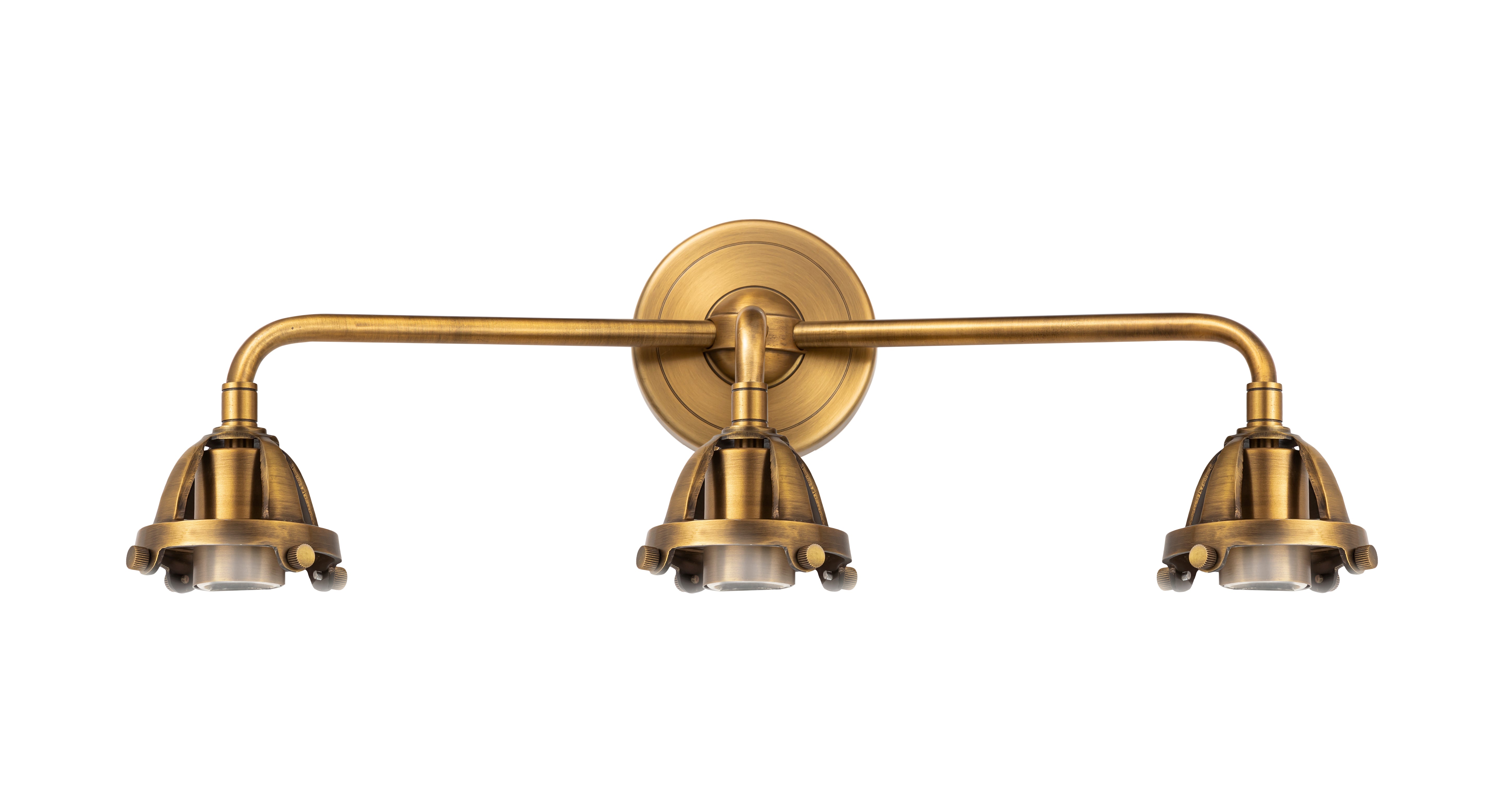 Nouveau 2 Bath Vanity Light Cast Brass