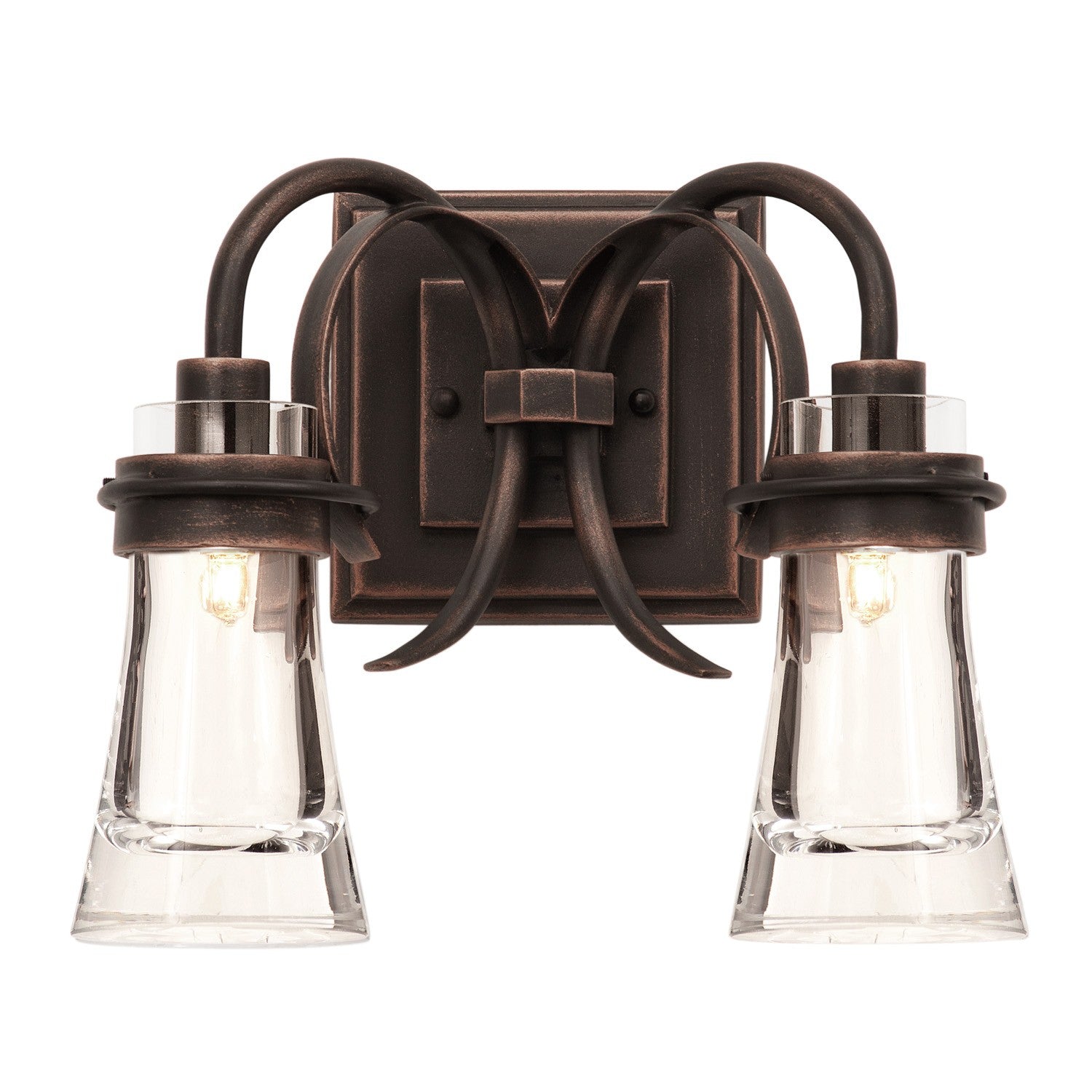 13'' Dover 2 Light Antique Copper Wall Sconce