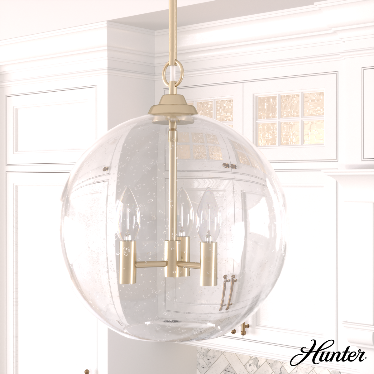 Camelia Stem 24-inch 3-light Luxe Gold and Cased White Glass Vanity Light with Cased White Glass