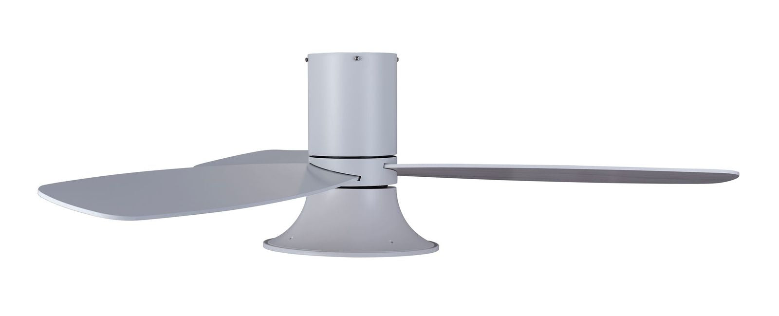 52 Inch 1 Light LED Indoor Outdoor White Ceiling Fan with Remote