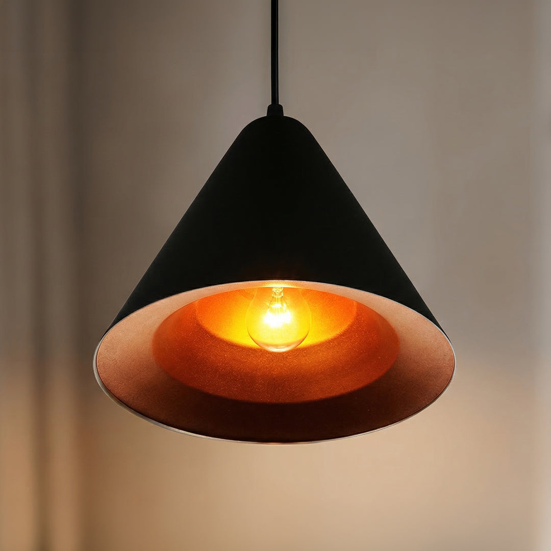 Keila 1 Light Down Gold Pendant Light