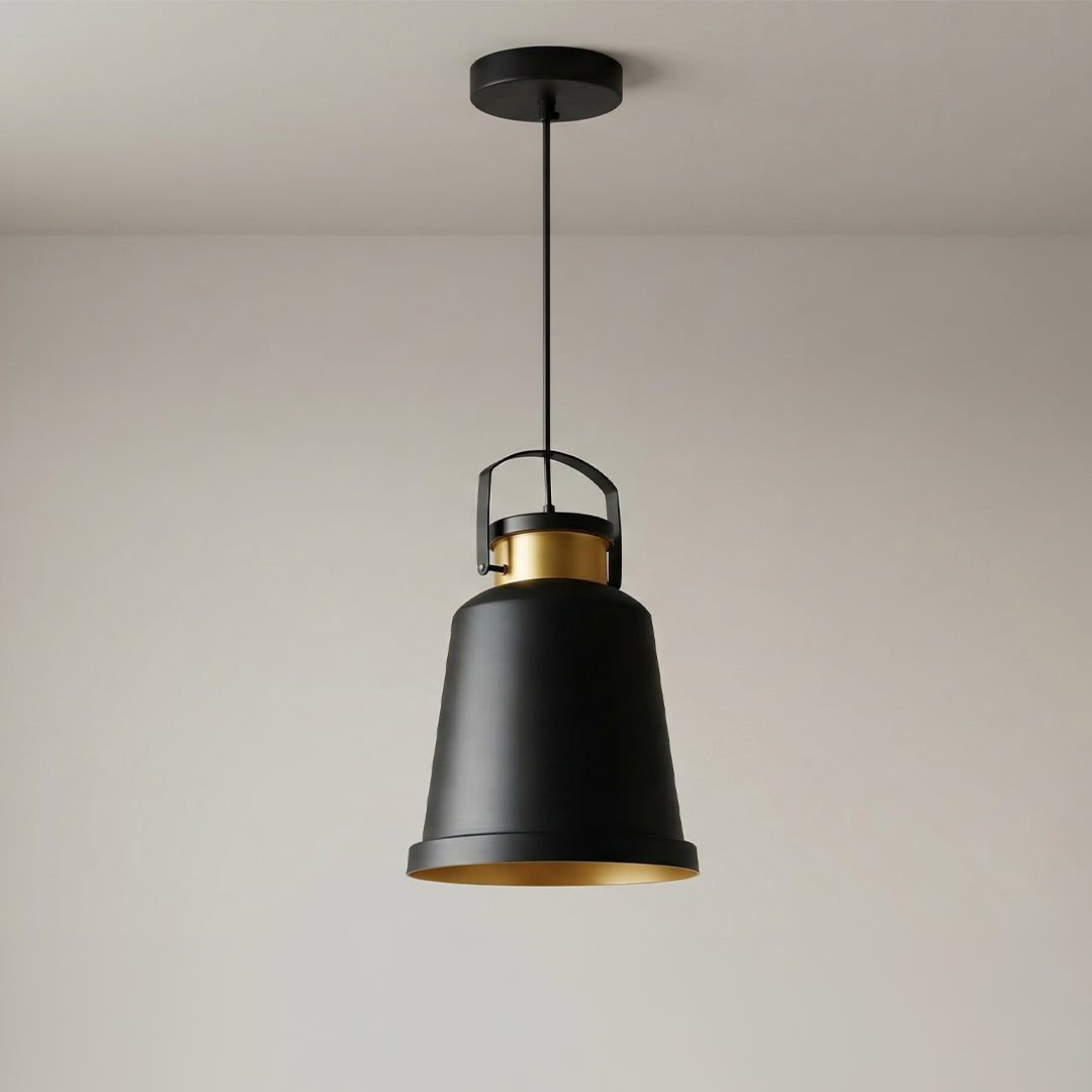 Elisa 1 Light Black Pendant