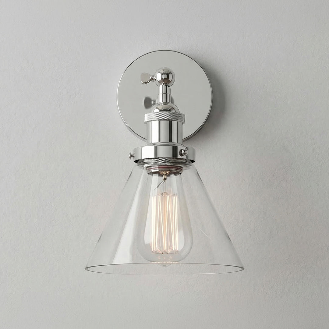 Eustis 1 Light Polished Wall Sconce