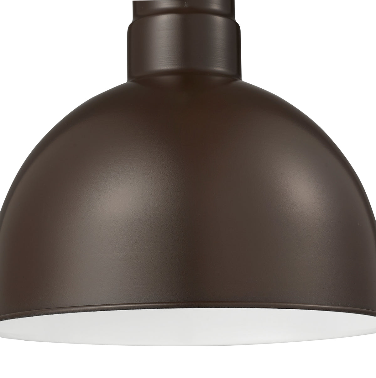 12'' Architectural Bronze Metal R Series Deep Bowl Shade
