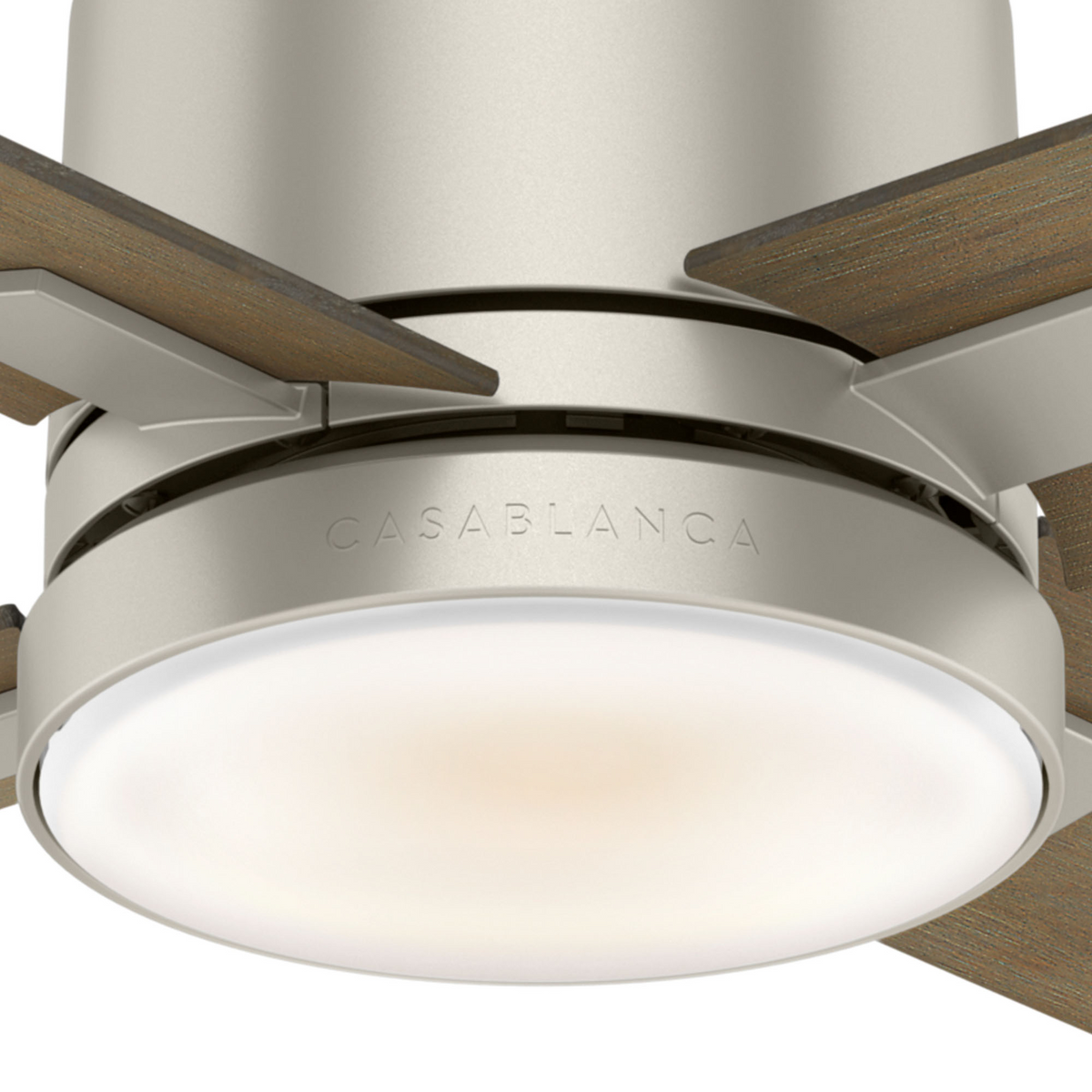 Casablanca 52 inch Axial Painted Pewter Ceiling Fan with LED Light Kit and Wall Control