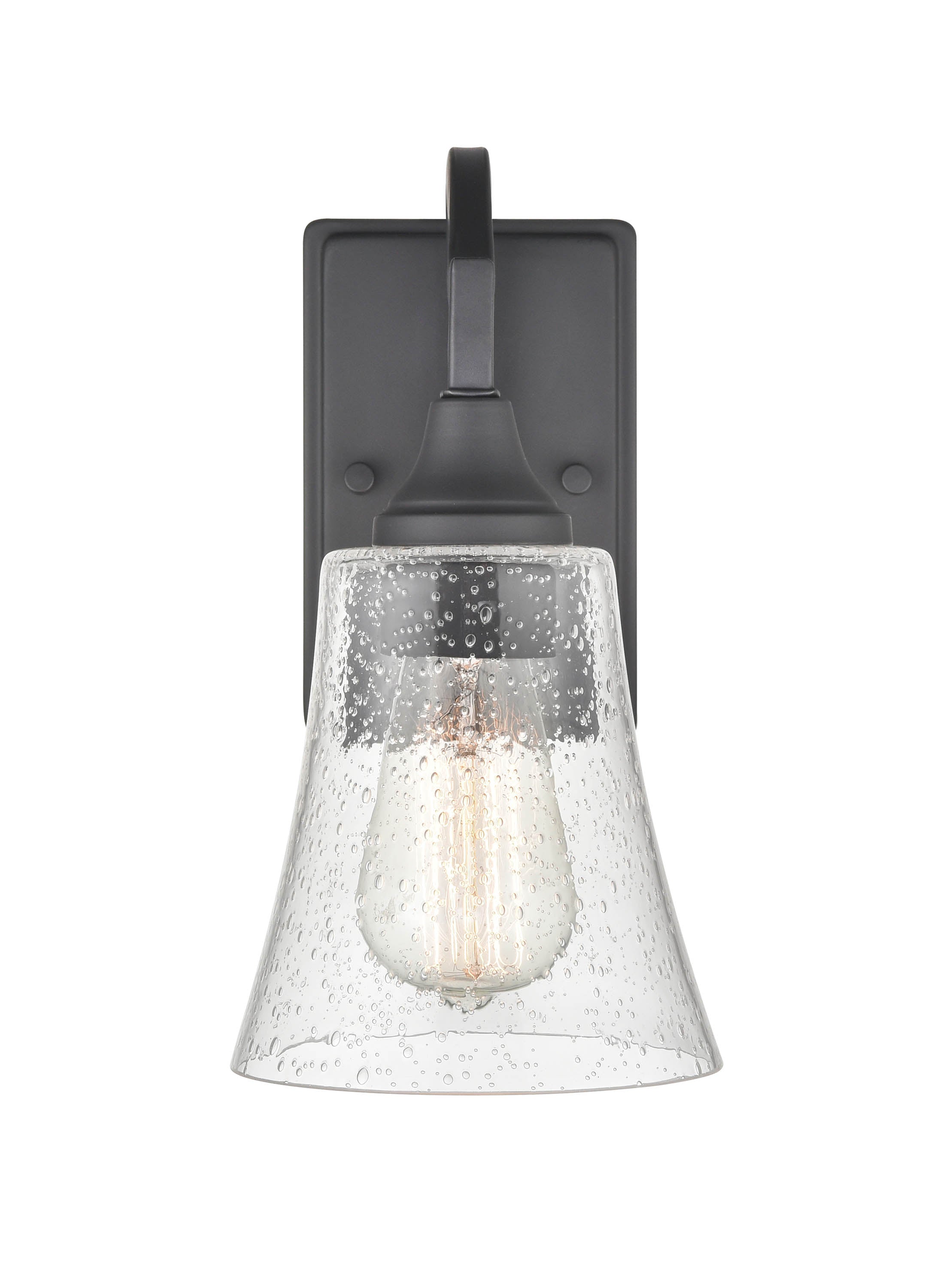 5.75'' Caily Matte Black 1 Light Wall Sconce