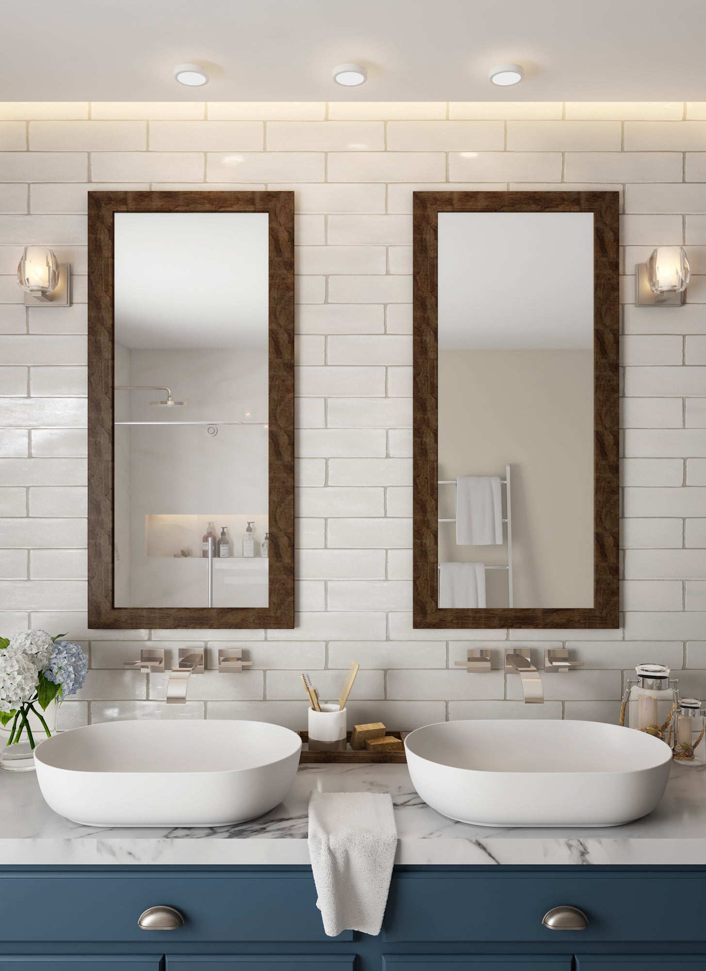 5'' Regent 1 Light Satin Nickel Vanity Light