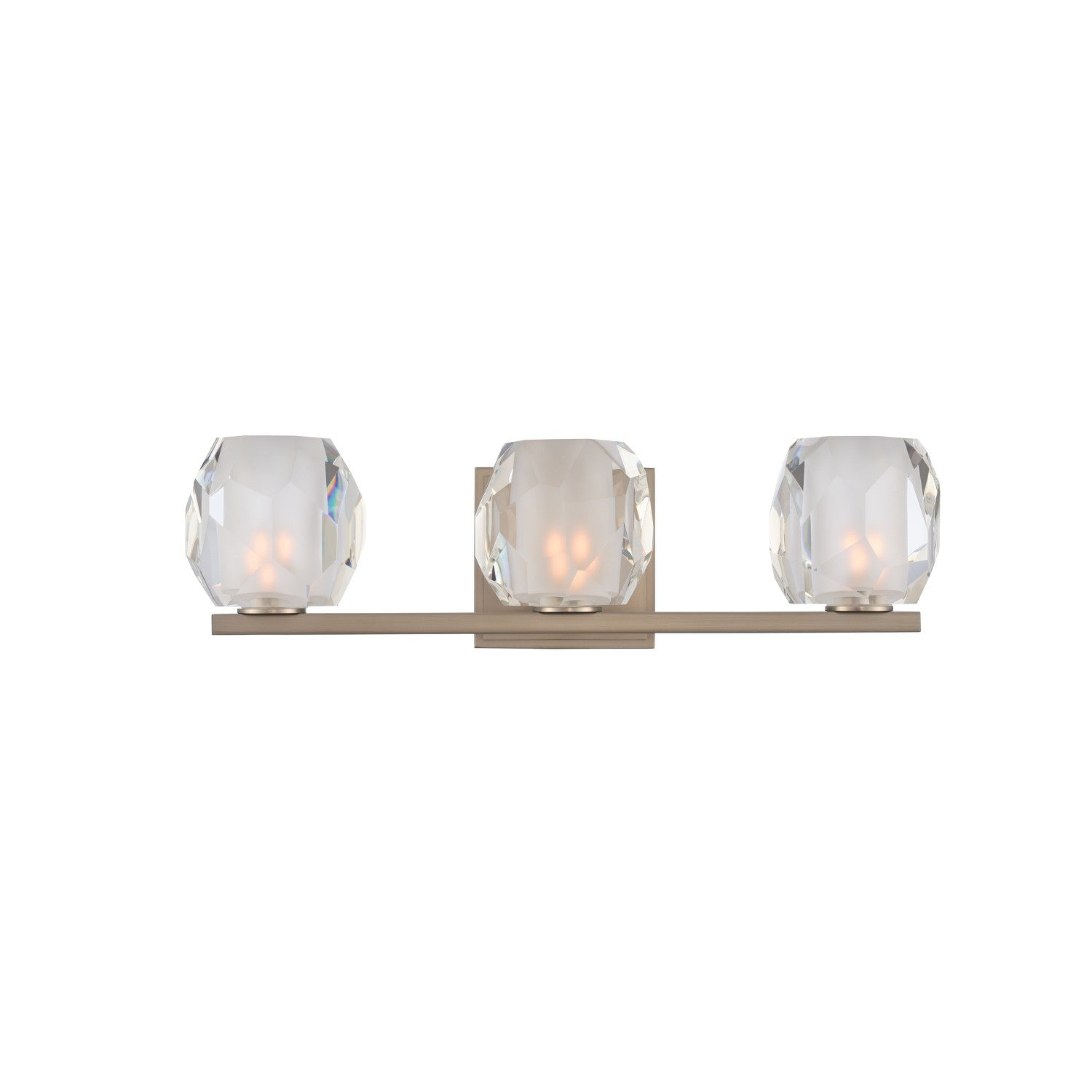 18'' Regent 3 Light Satin Nickel Vanity Light