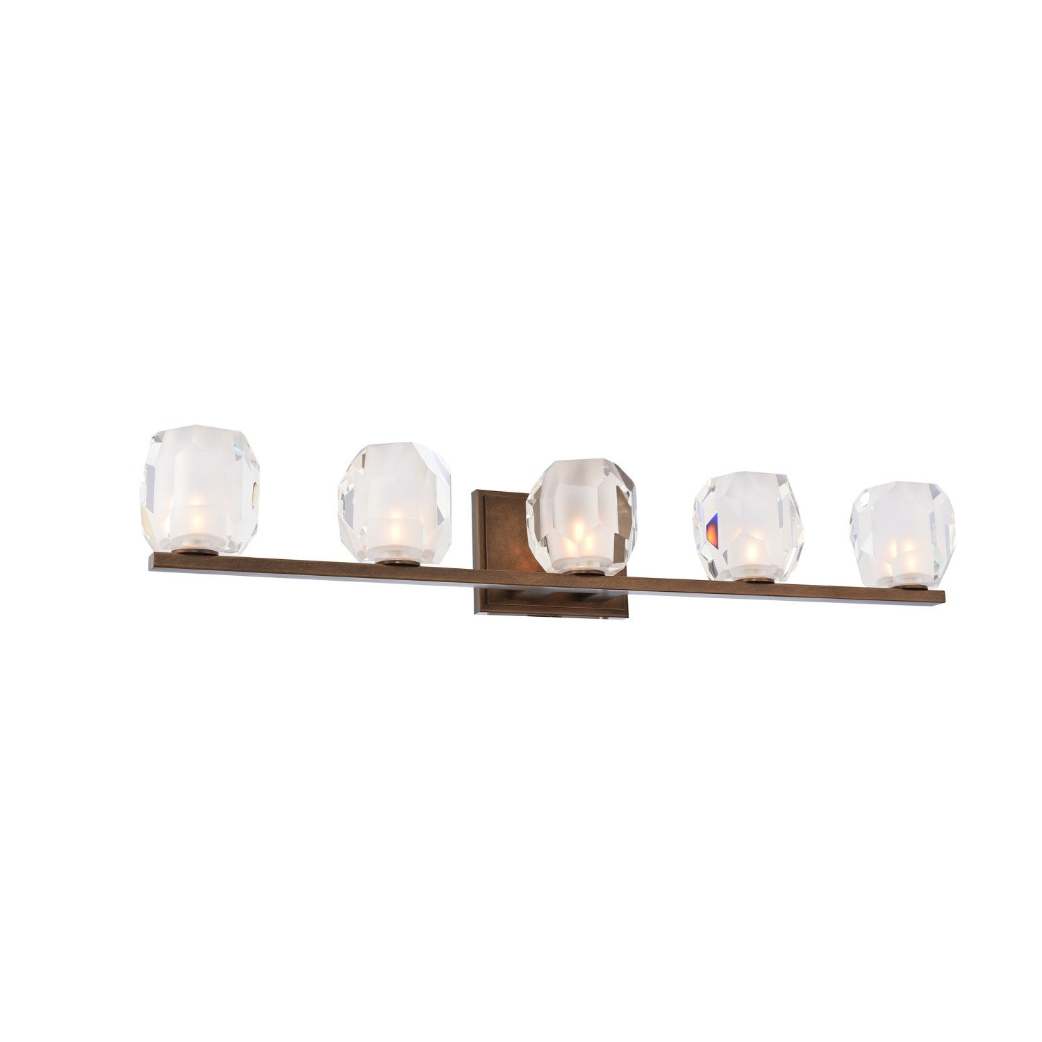 32'' Regent 5 Light Vintage Bronze Vanity Light